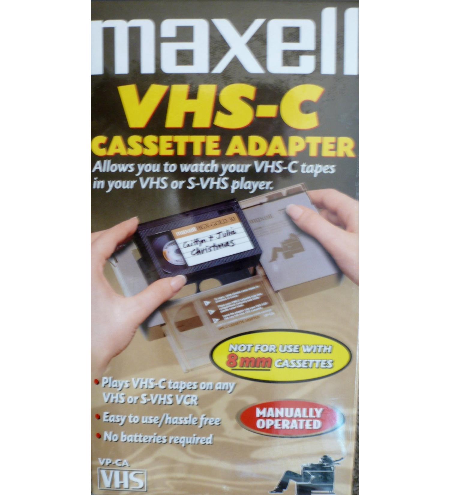 Maxell Mechanical VHS-C Adapter