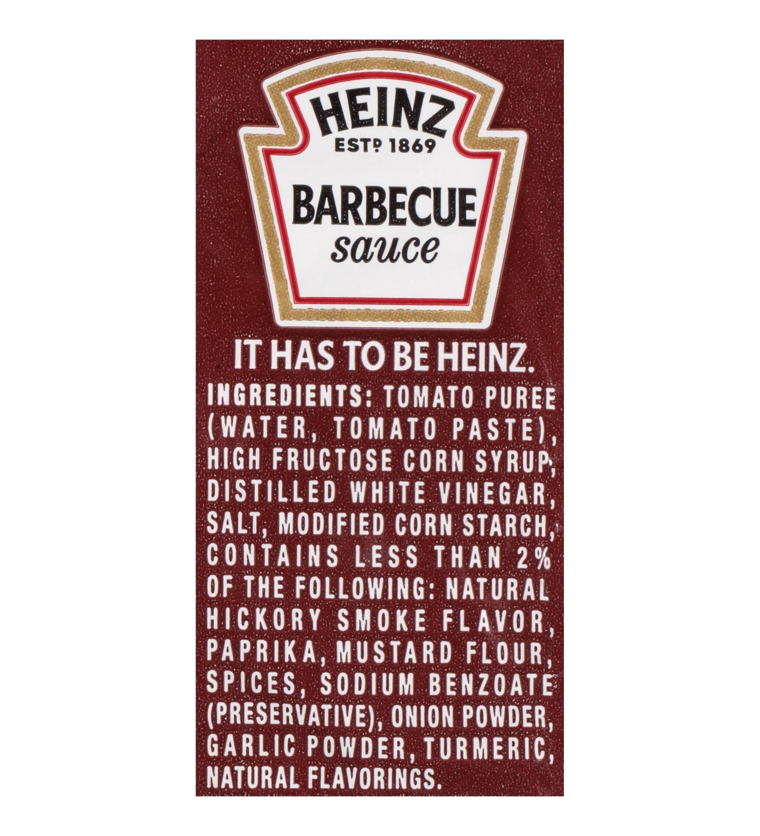 Heinz Barbecue Sauce Single Serve Packets 12 gm - 200ct Case, 0.4oz Each - Buy Online on SooperMarket.com