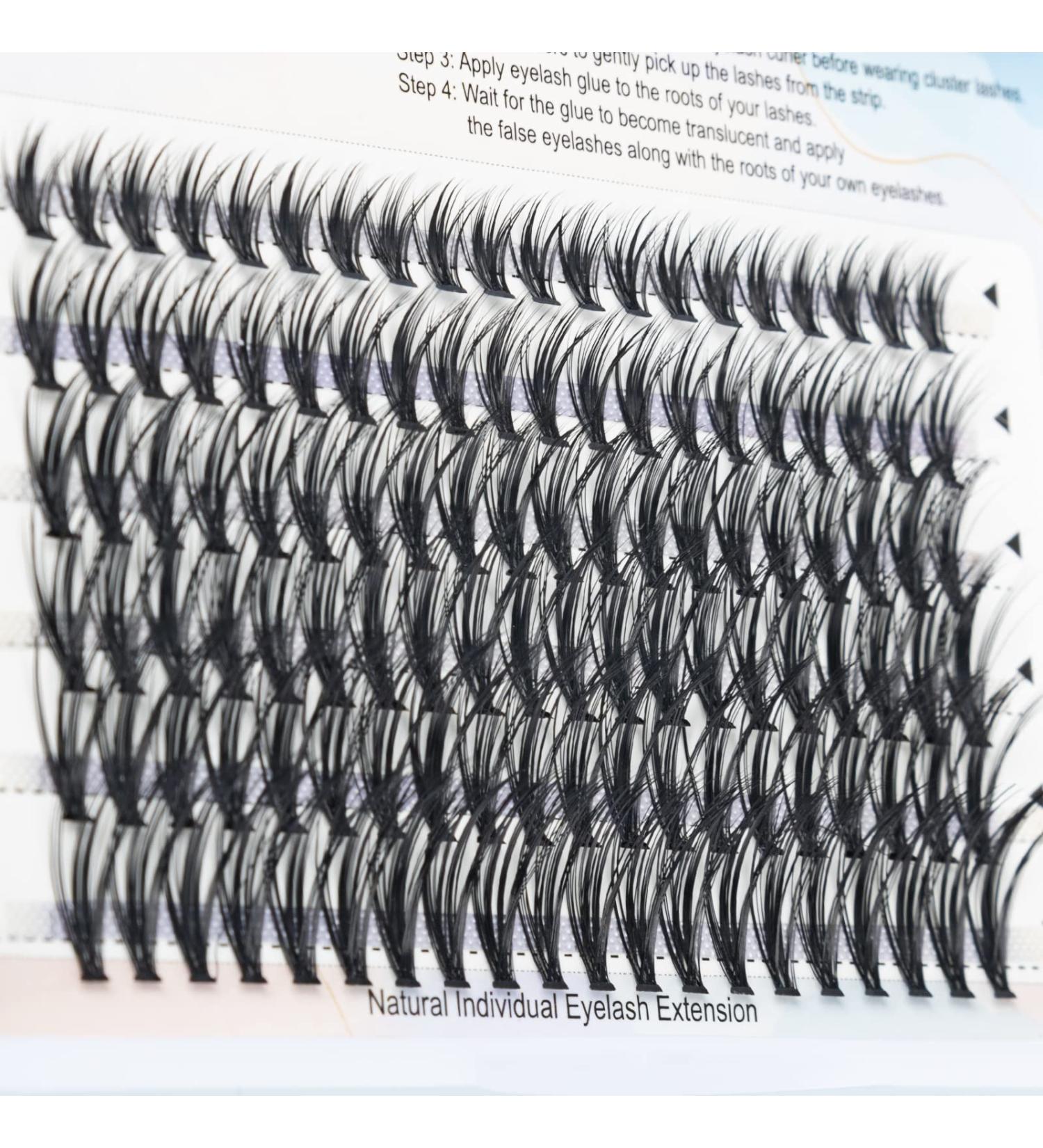 MAEXUS 120 Clusters DIY Eyelash Extensions | C Curl Individual Wispy Lashes | 0.07C 8mm-16mm MIX - Buy Online on SooperMarket.com