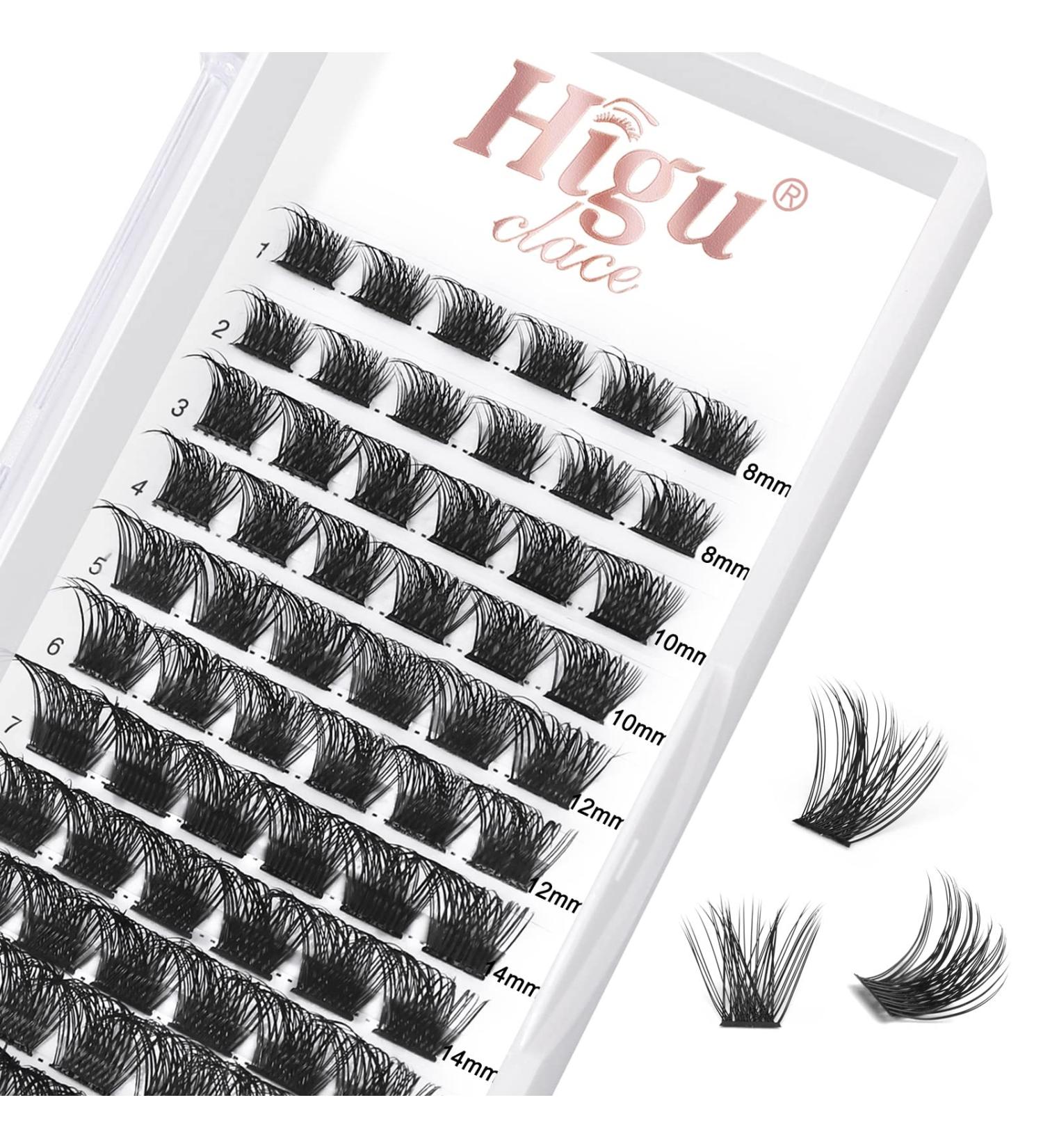 72 Pcs Mixed Length C Curl DIY Eyelash Extension Cluster Lashes - Volume Style D 8-16 - Buy Online on SooperMarket.com