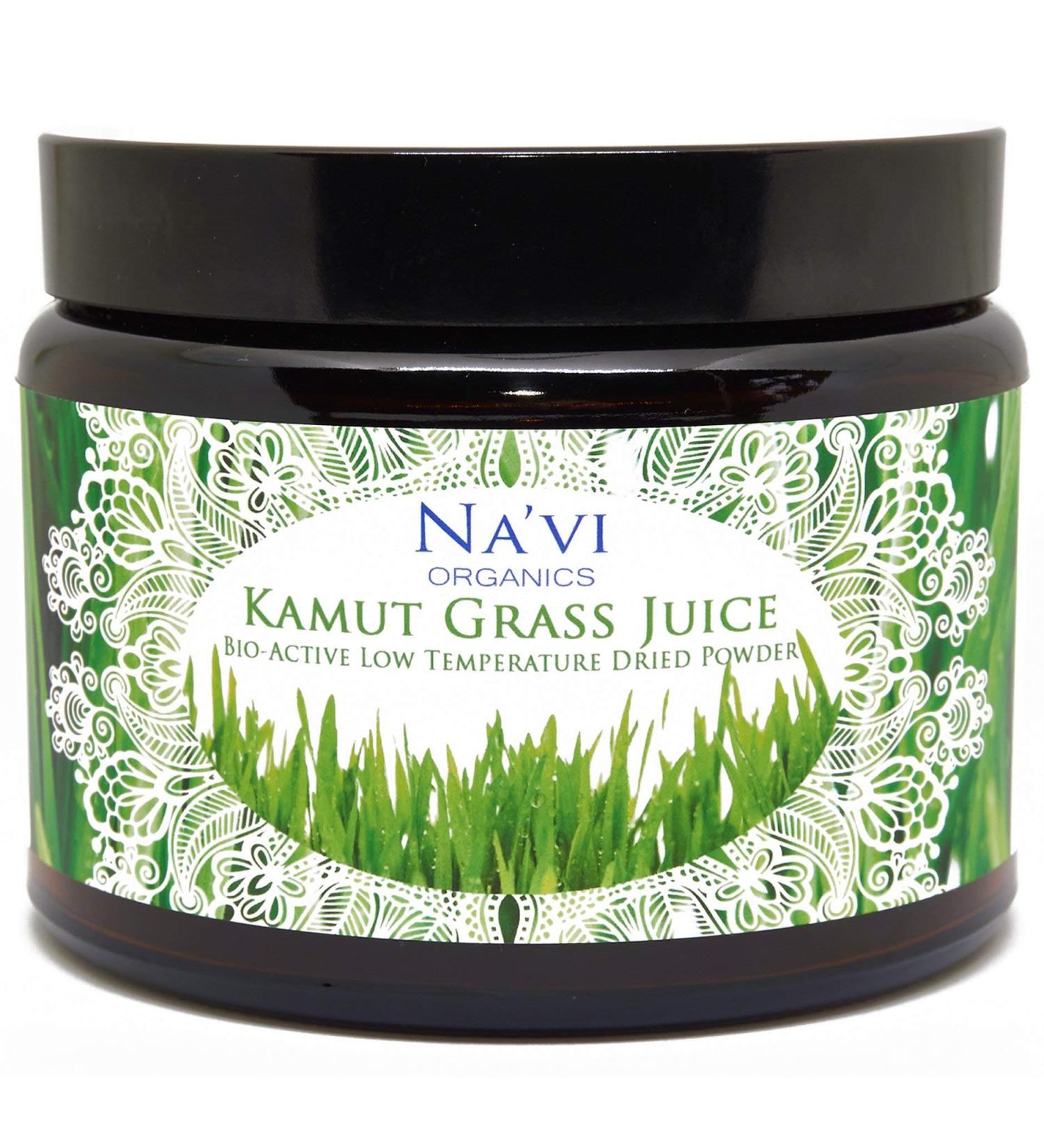 Organic Raw Kamut (Wheat) Grass Juice Powder - Premium Grade & Organic Certified (250 Grams) 250 g (Pack of 1) - Buy Online on SooperMarket.com