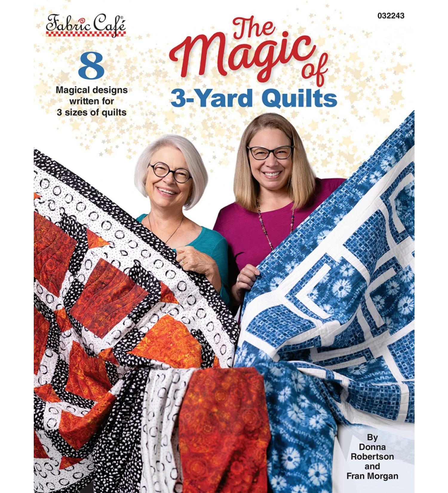 3-Yard Quilts Pattern Book by Fabric Cafe - Unlock the Magic of Quilting with 12 Stunning Designs - Buy Online on SooperMarket.com