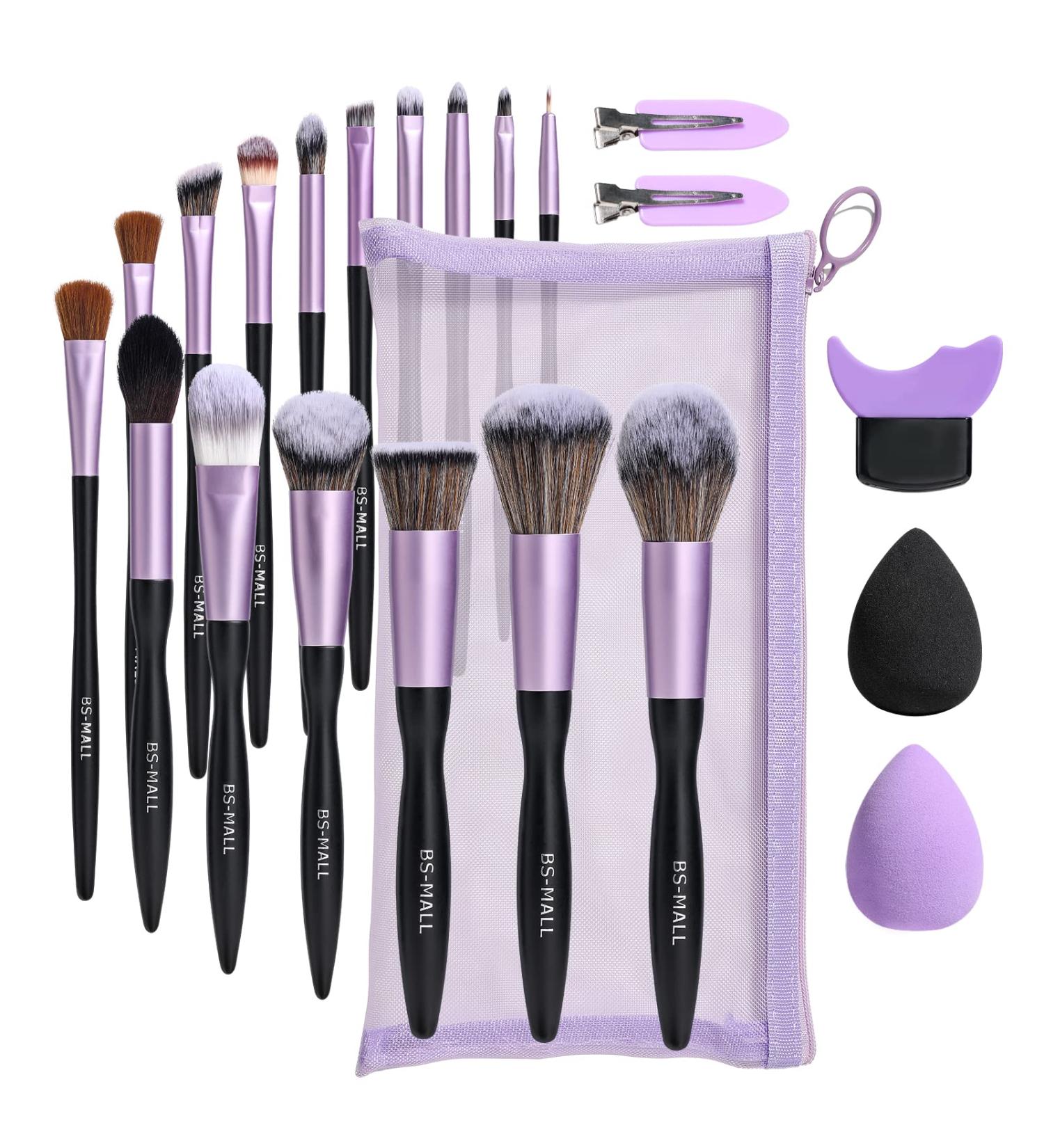 BS-MALL 21 pcs Makeup Brushes Set with Sponge & Eyeshadow Applicator - Buy Online on SooperMarket.com