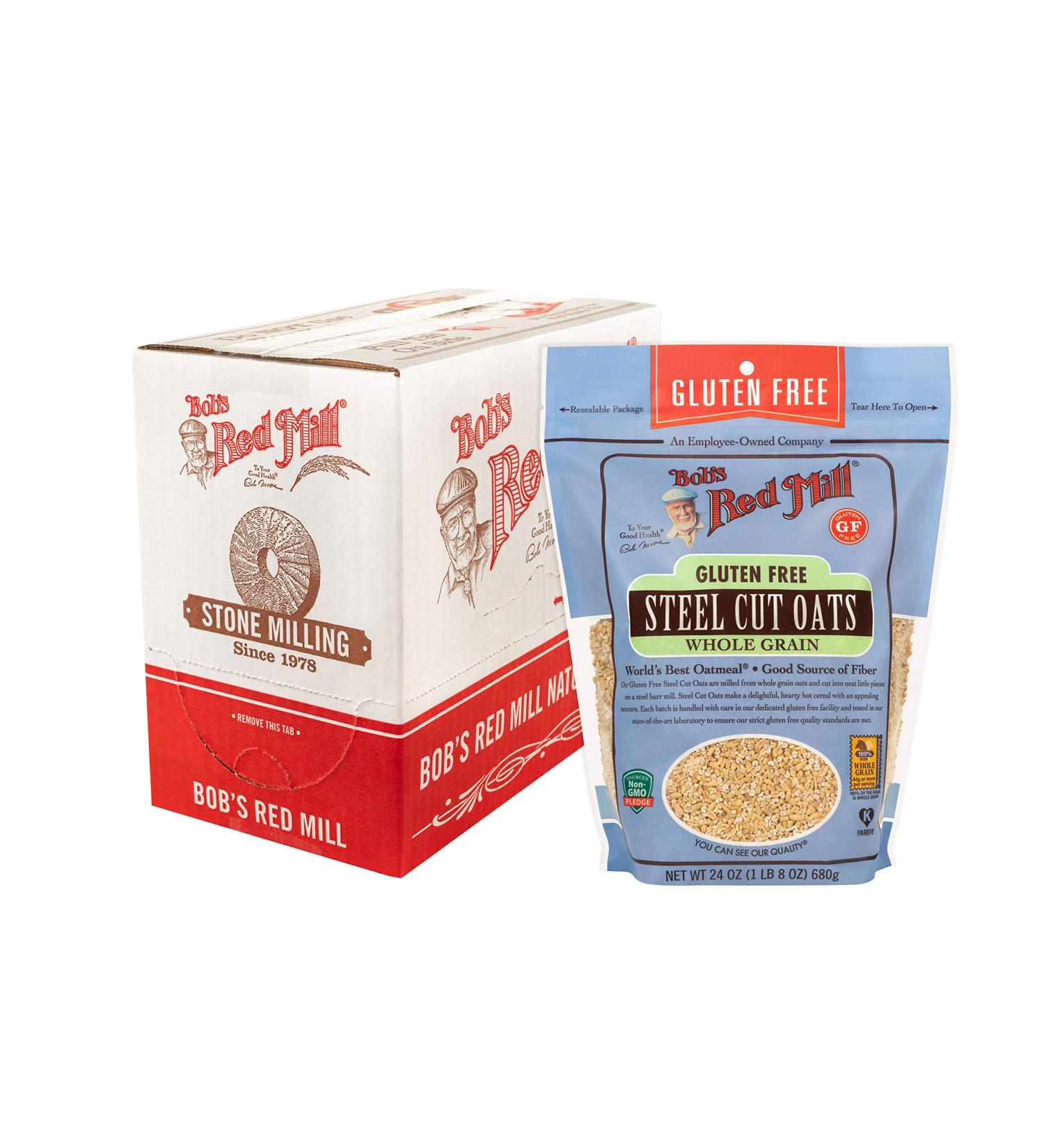 Bob's Red Mill Steel Cut Oats - Gluten Free Whole Grain 24 oz (680 g) - Buy Online on SooperMarket.com