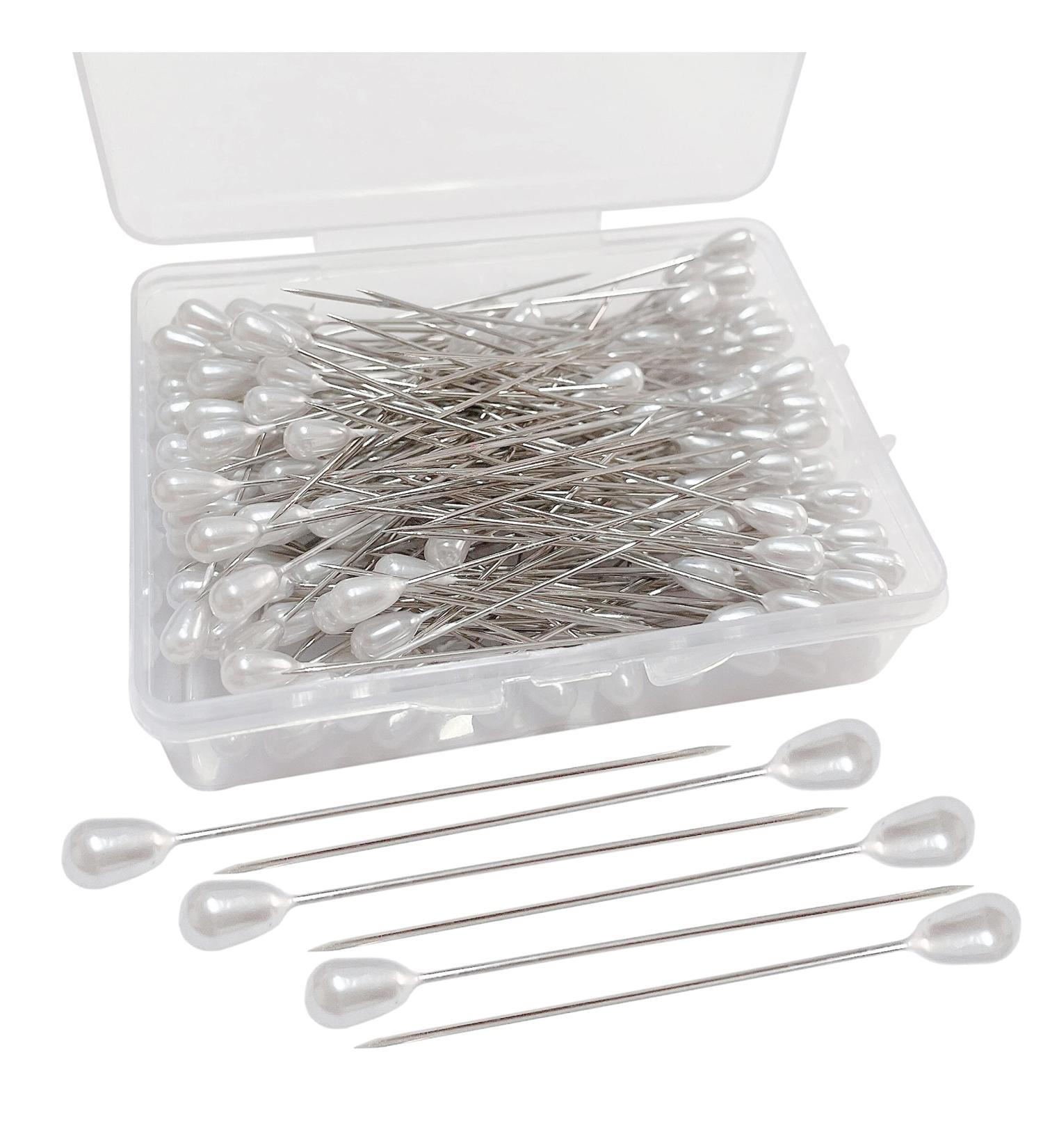 100pcs Teardrop Pearl Corsage Pins for DIY Crafts & Wedding Decor - Buy Online on SooperMarket.com
