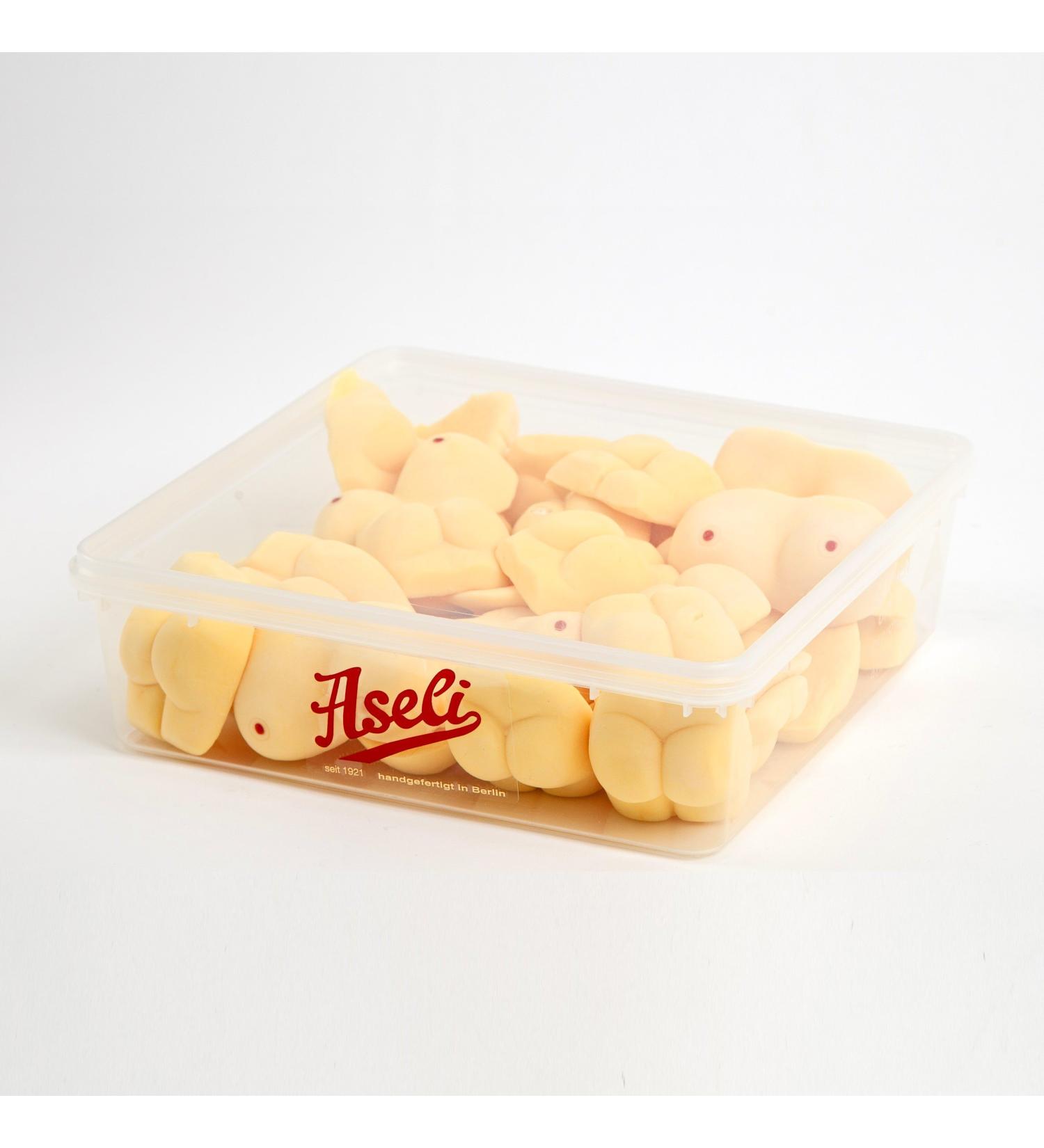 Buses and Po - Aseli |Mouse bacon |Marshmallows |Partygag |Foam sugarIn the reversible box |Handmade |Gluten -free |Lactose -free (300 gr) 300 g (1 Pack)