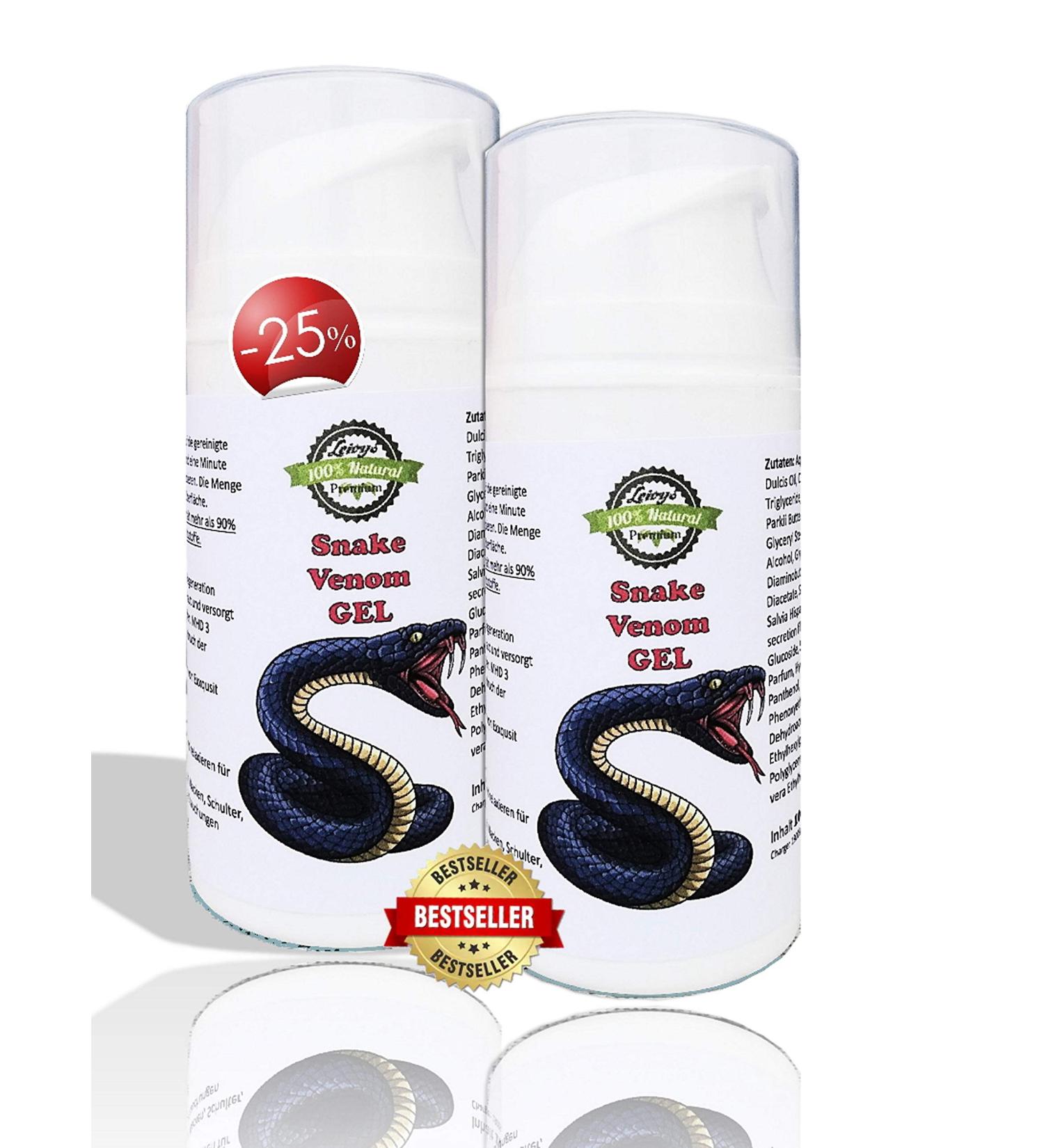 Leivys Original Premium Snake Venom Gel - Effective Joint & Muscle Balm 100ml | Relaxing & Restorative Formula for Pain Relief - International Shipping Available - Buy Online on SooperMarket.com
