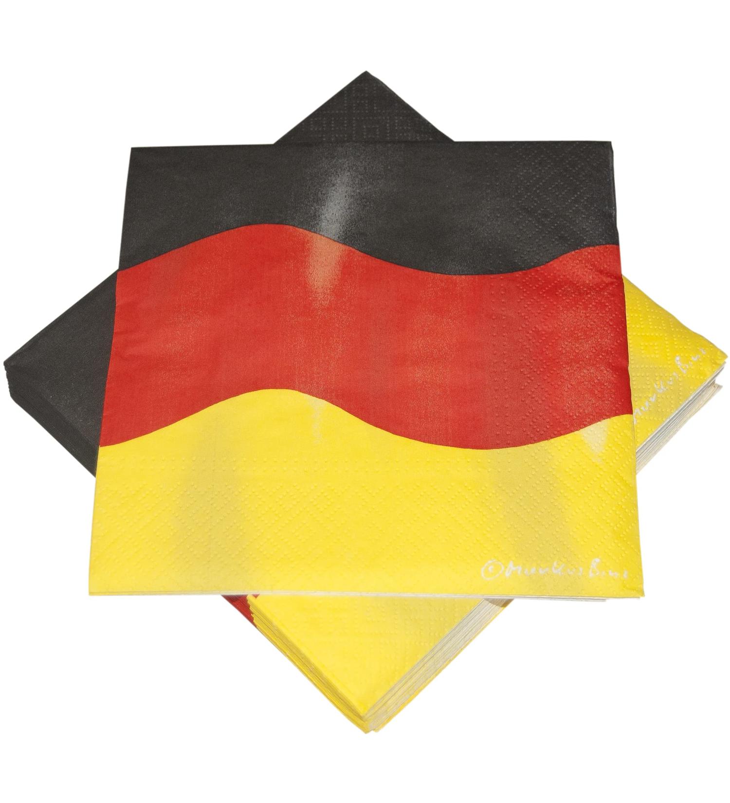 HEKU 100 napkins 3-layer 33x33cm I absorbic and practically packaged i ideal for weddings anniversaries and special occasions Germany 33x33cm Germany