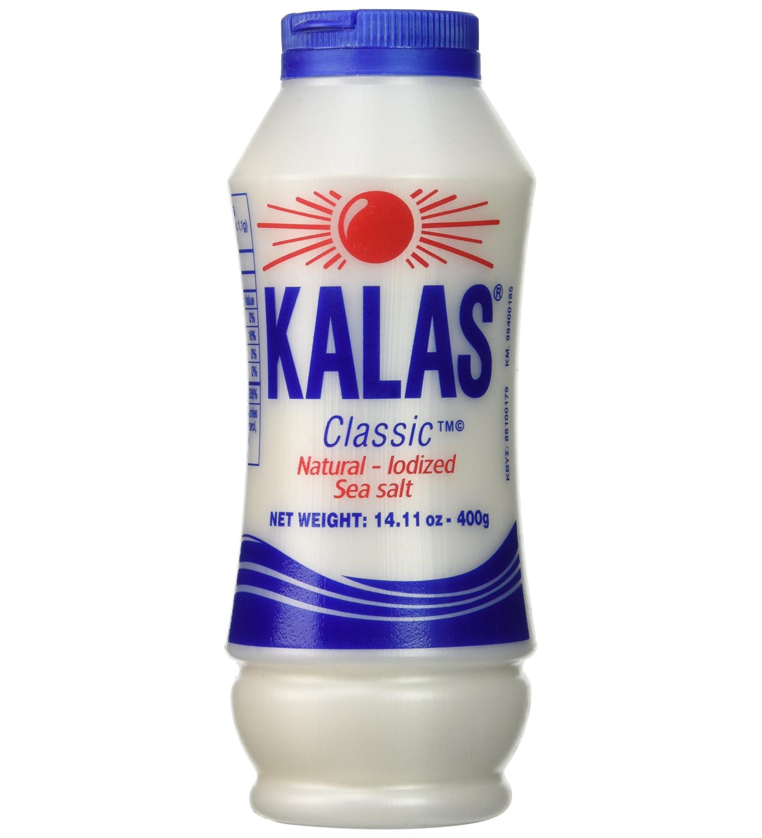 Kalas Classic Greek Iodized Sea Salt - 400g (14.11oz) Pack of 1 - Buy Online on SooperMarket.com