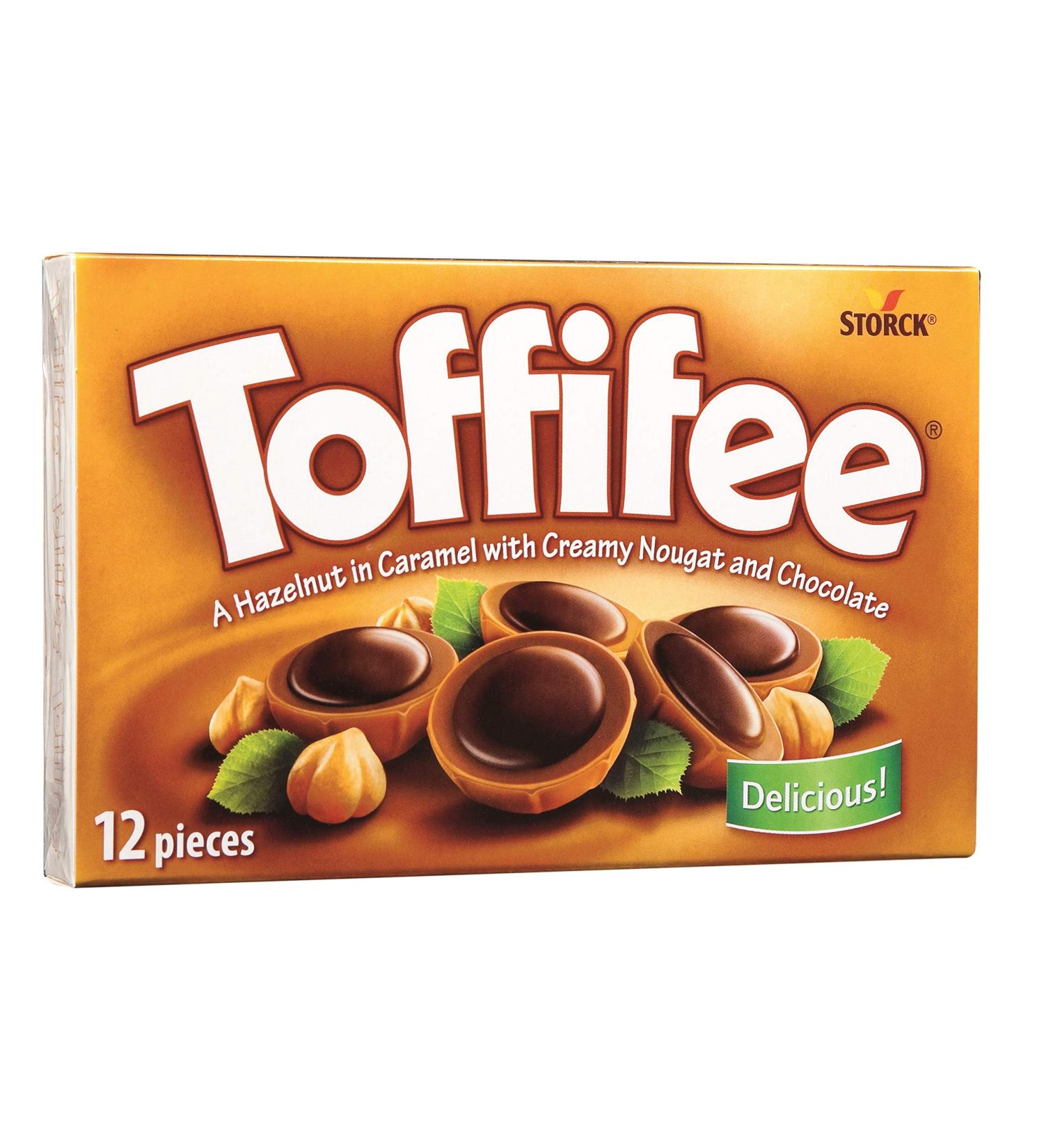 Storck Toffifee Hazelnut in Caramel with Creamy Nougat and Chocolate 12 Pieces