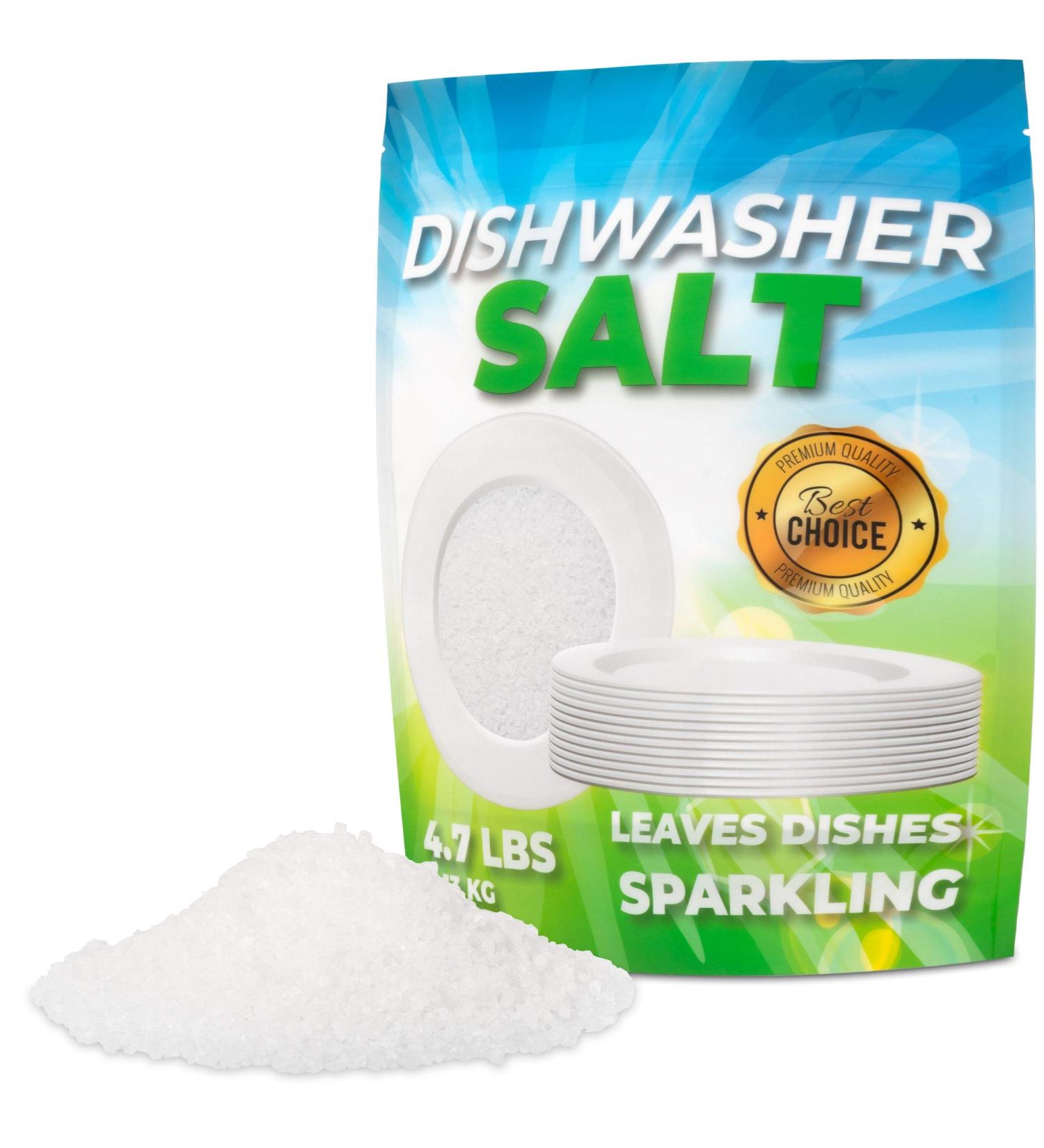 Premium Dishwasher Salt 4.7 LB | Dishwasher Softener for Miele Bosch Thermador Whirlpool & More - International Shipping Available - Buy Online on SooperMarket.com