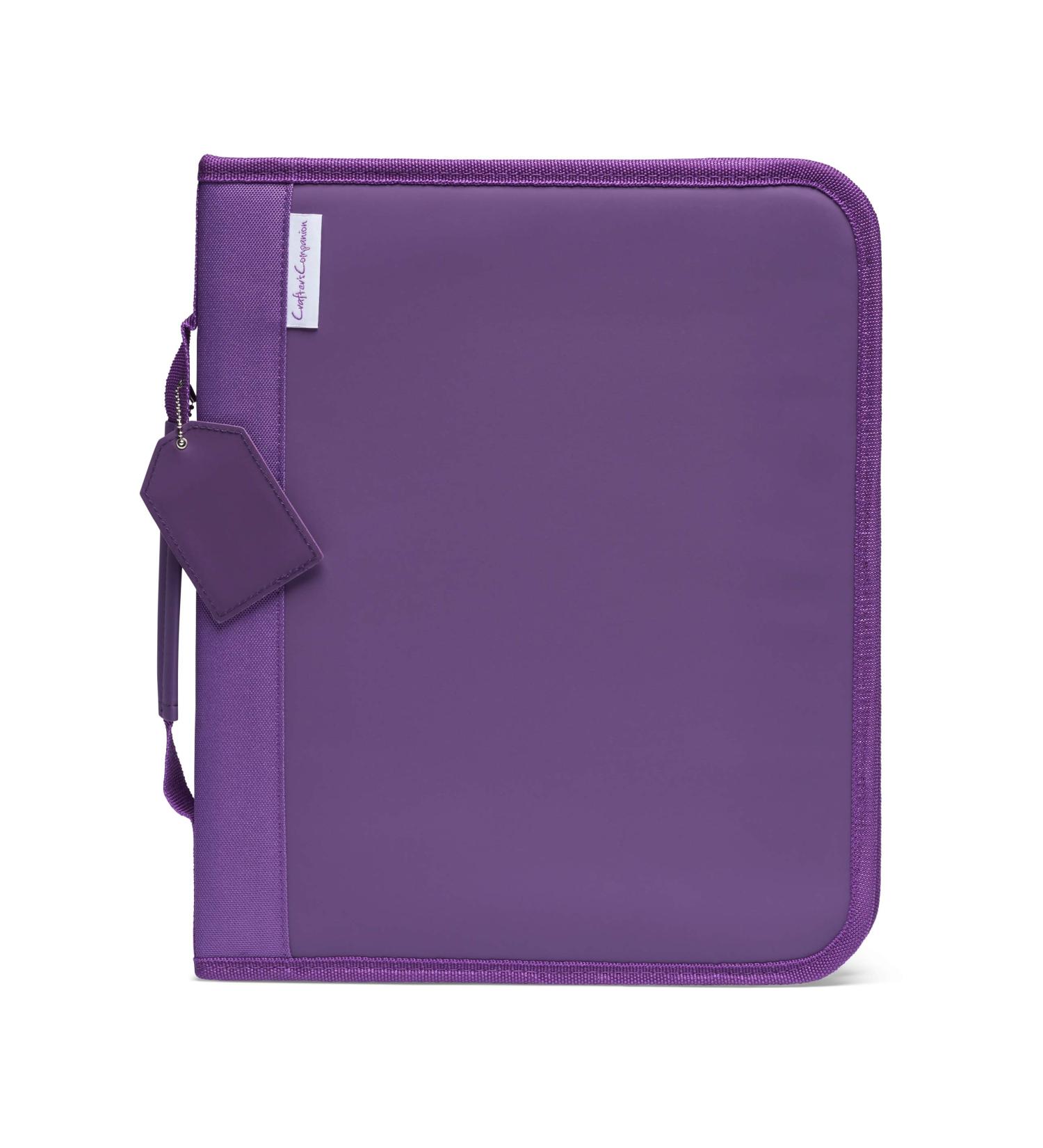 Large Metal Die & Stamp Storage Folder - Holds 8.5x11 Panels - Zip Closure by Crafter's Companion - Buy Online on SooperMarket.com