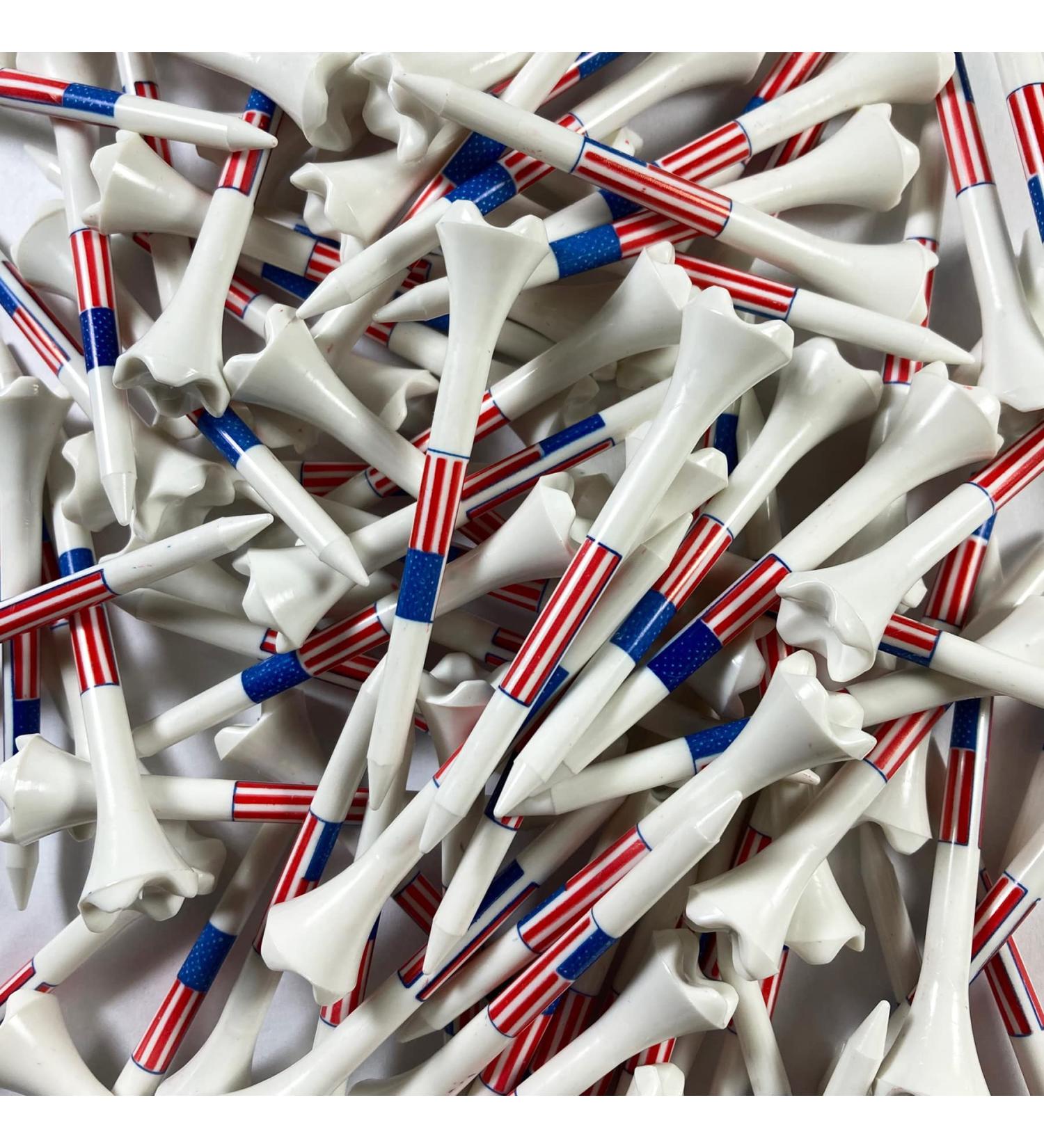 Pride Performance Golf Tees USA Flag 100 Count - Premium Tee Pack - Buy Online on SooperMarket.com