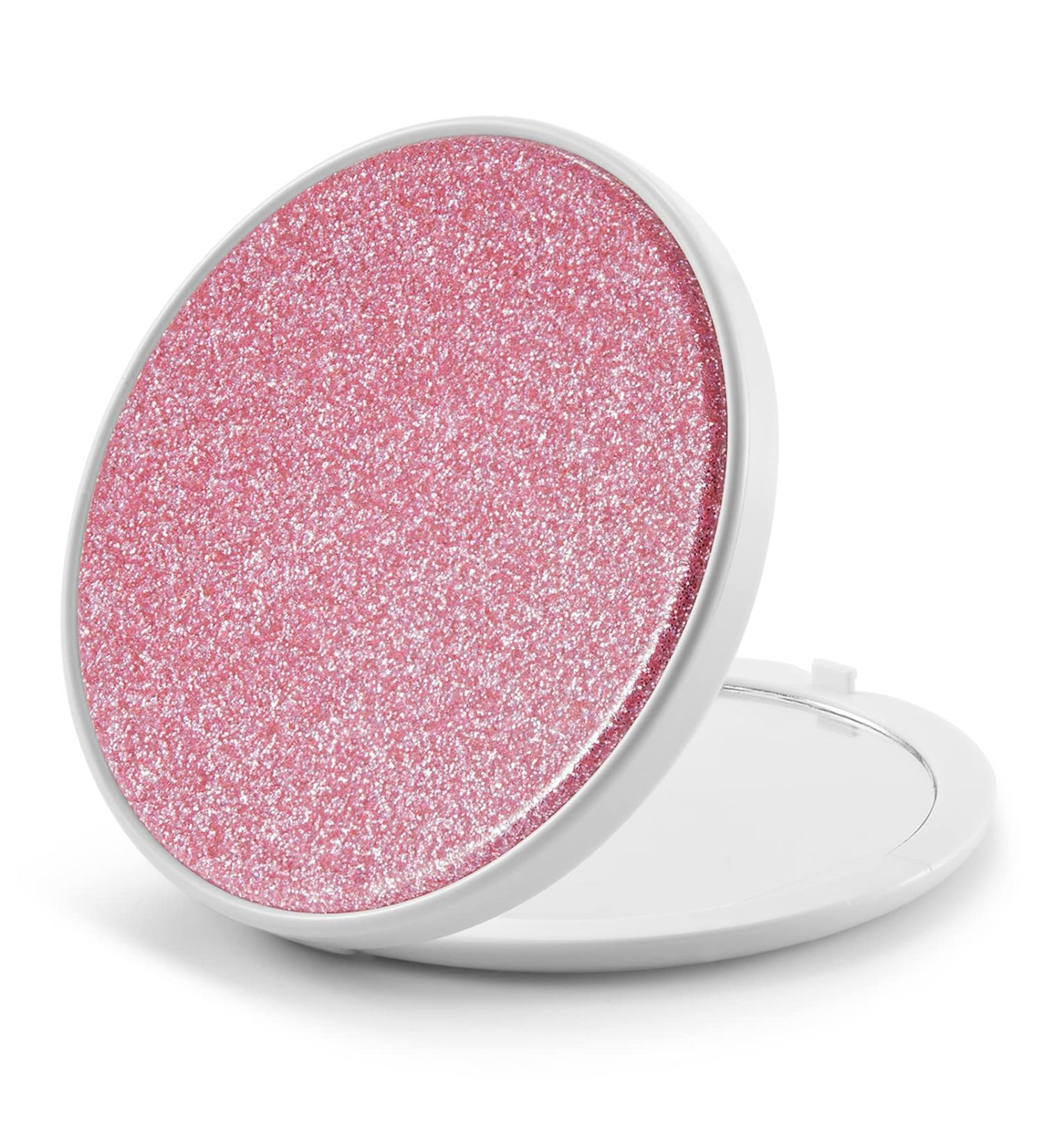 Getinbulk Pink PU Leather Compact Mirror Bulk - Double-Sided 1X/3X Magnifying, Small Pocket Makeup Mirror (2.7 inches) - Buy Online on SooperMarket.com
