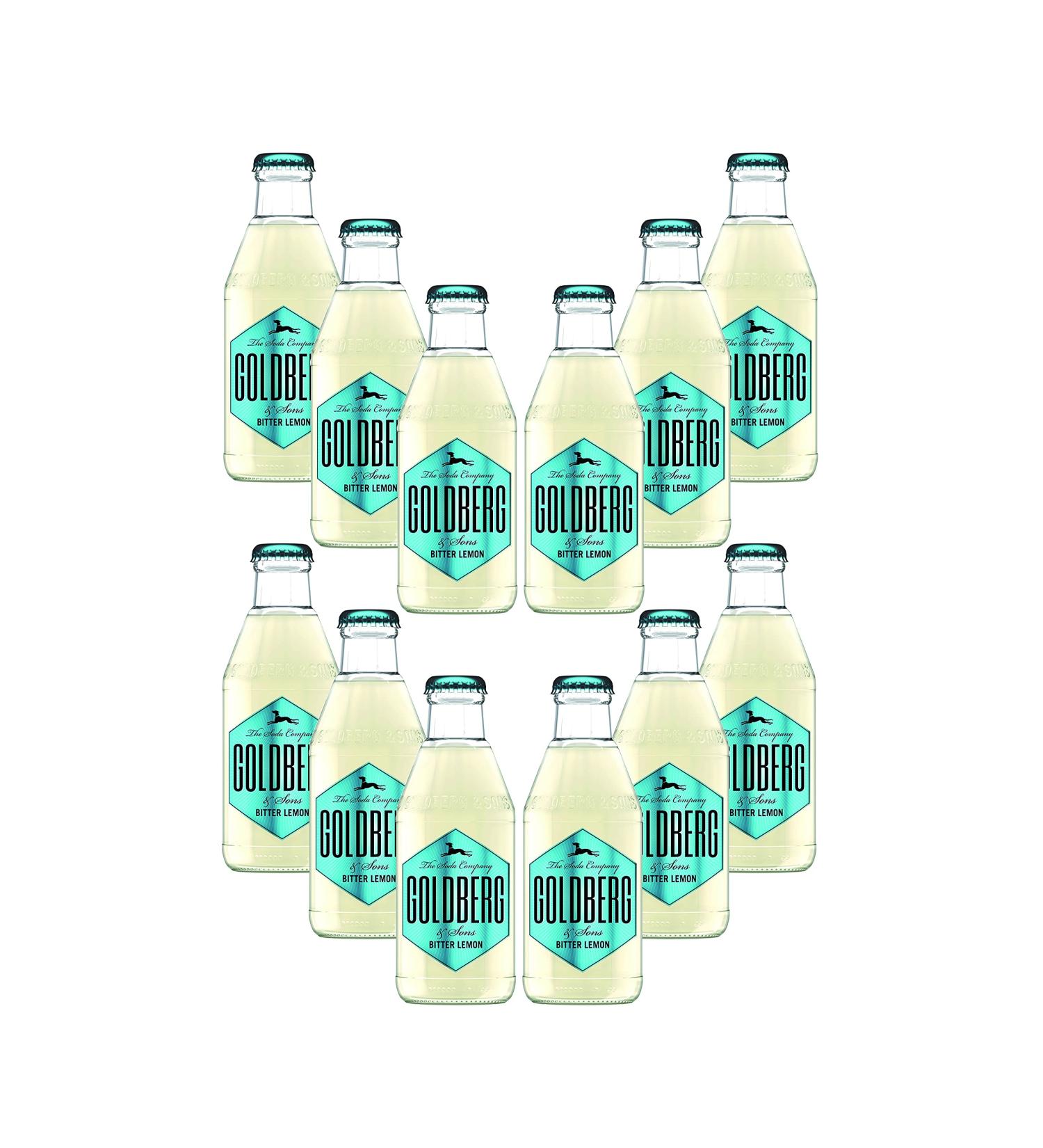 Goldberg Bitter Lemon Set of 12 - 12x200ml Incl. Deposit REFILLABLE