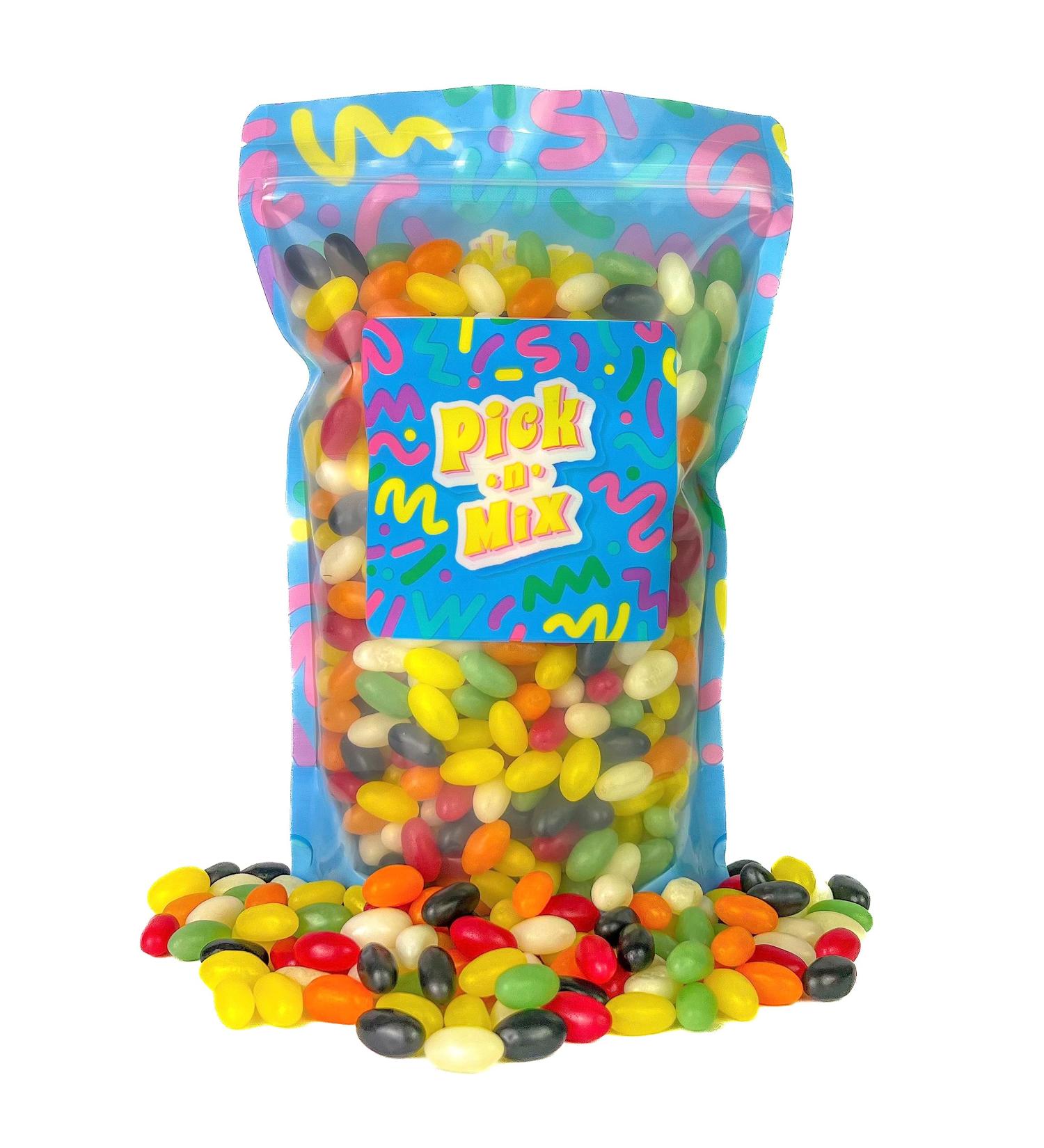 Jelly Beans 1kg Pick n Mix Jelly Bean Sweet Bag in Resealable pouch By The Sweet Treat Gifting Co. - Buy Online on SooperMarket.com