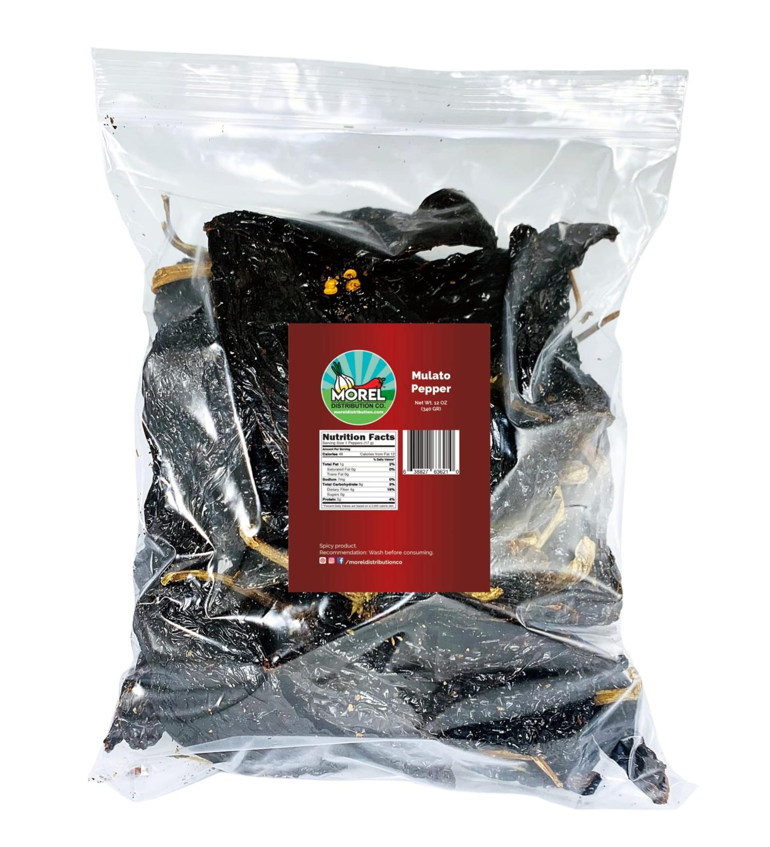 Chile Mulato Pepper (Chile Ancho) // Weights: 57 GR 170 GR 340 GR 510 GR 822 GR (340 GR) - Buy Online on SooperMarket.com