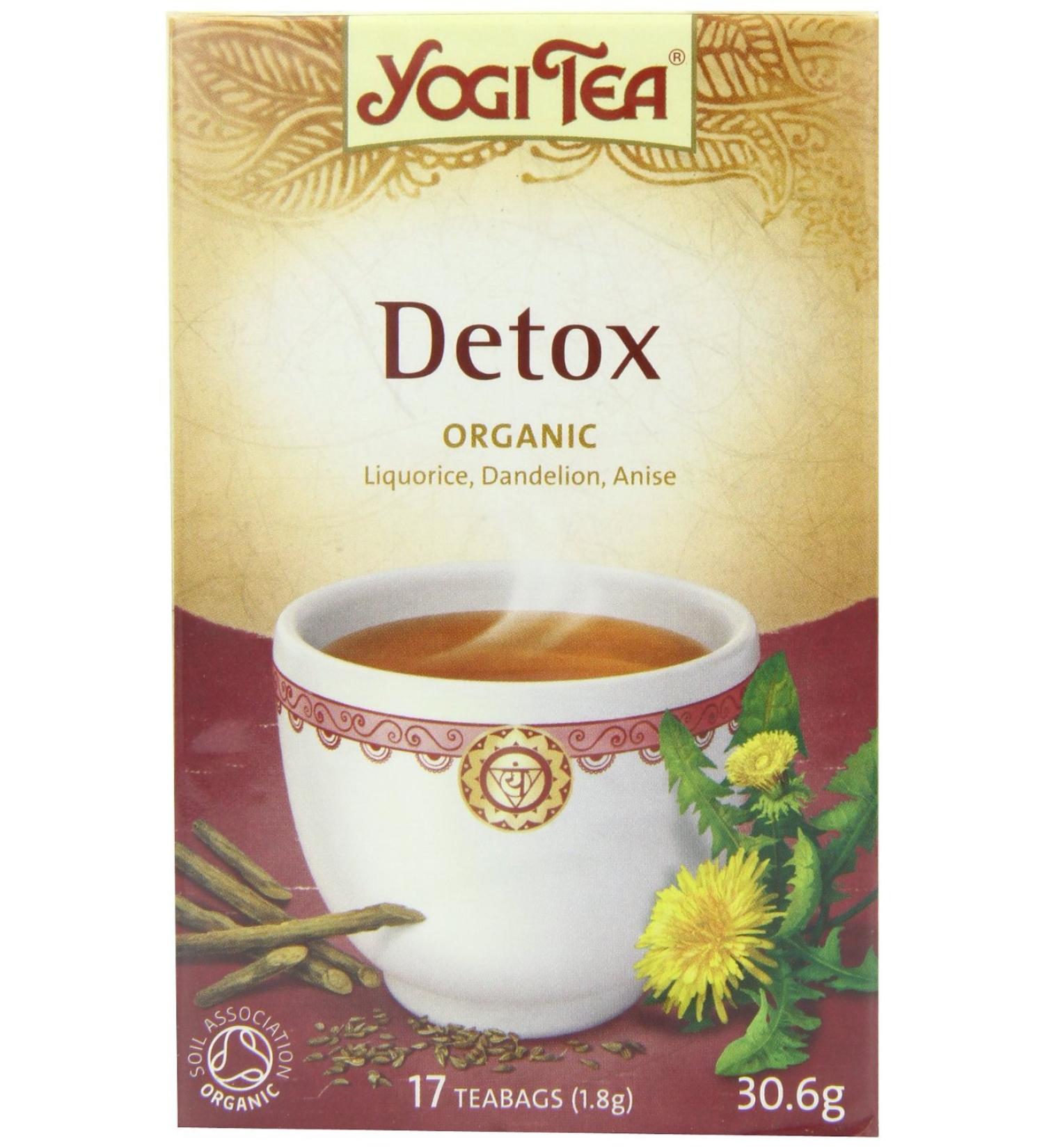 Yogi Tea | Detox - og | 6 x 17 bags - Buy Online on SooperMarket.com