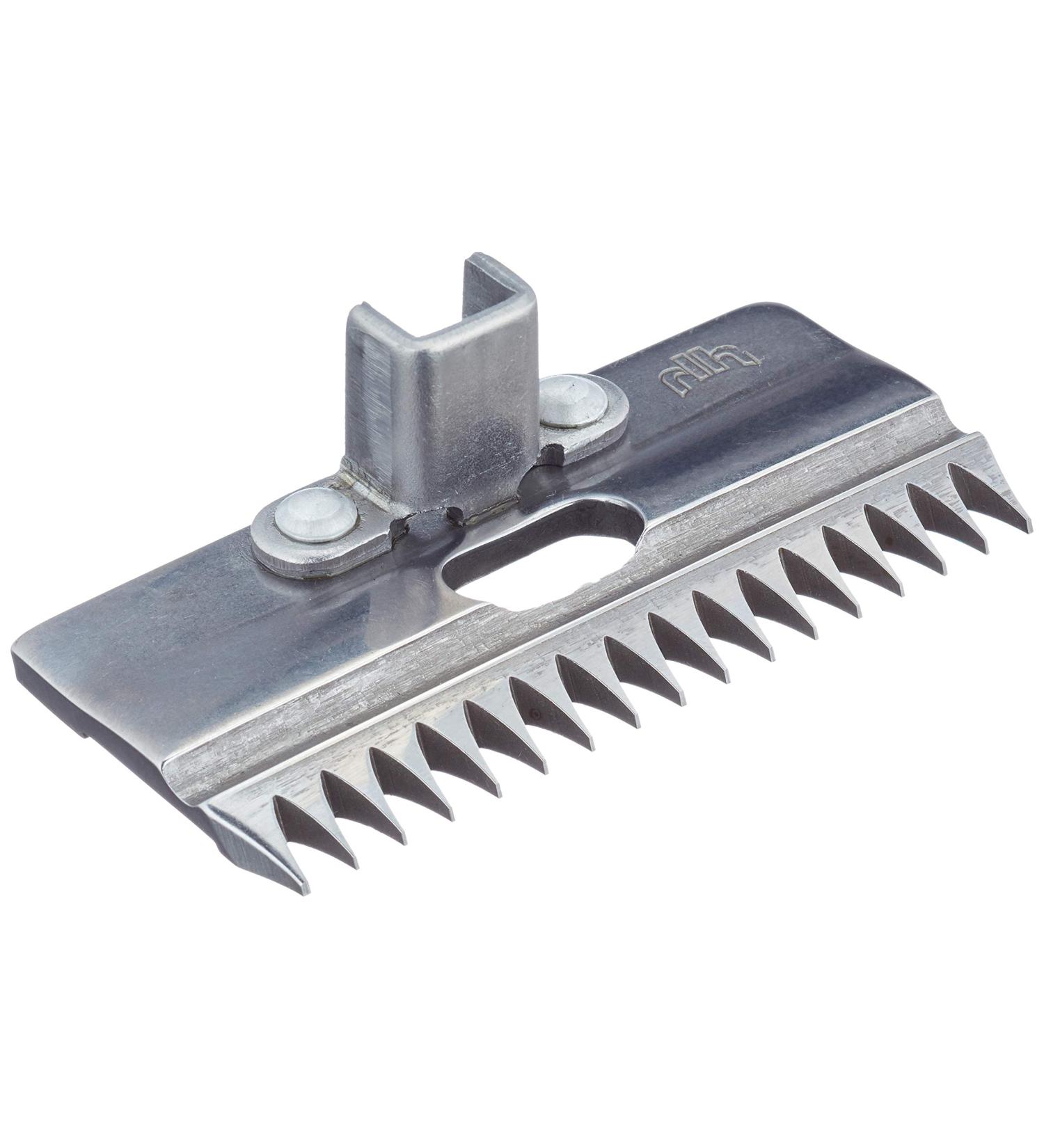 Hauptner 86833000 Standard Re-shearing Top Comb for Horses - 17 Teeth Silver | International Shipping Available - Buy Online on SooperMarket.com