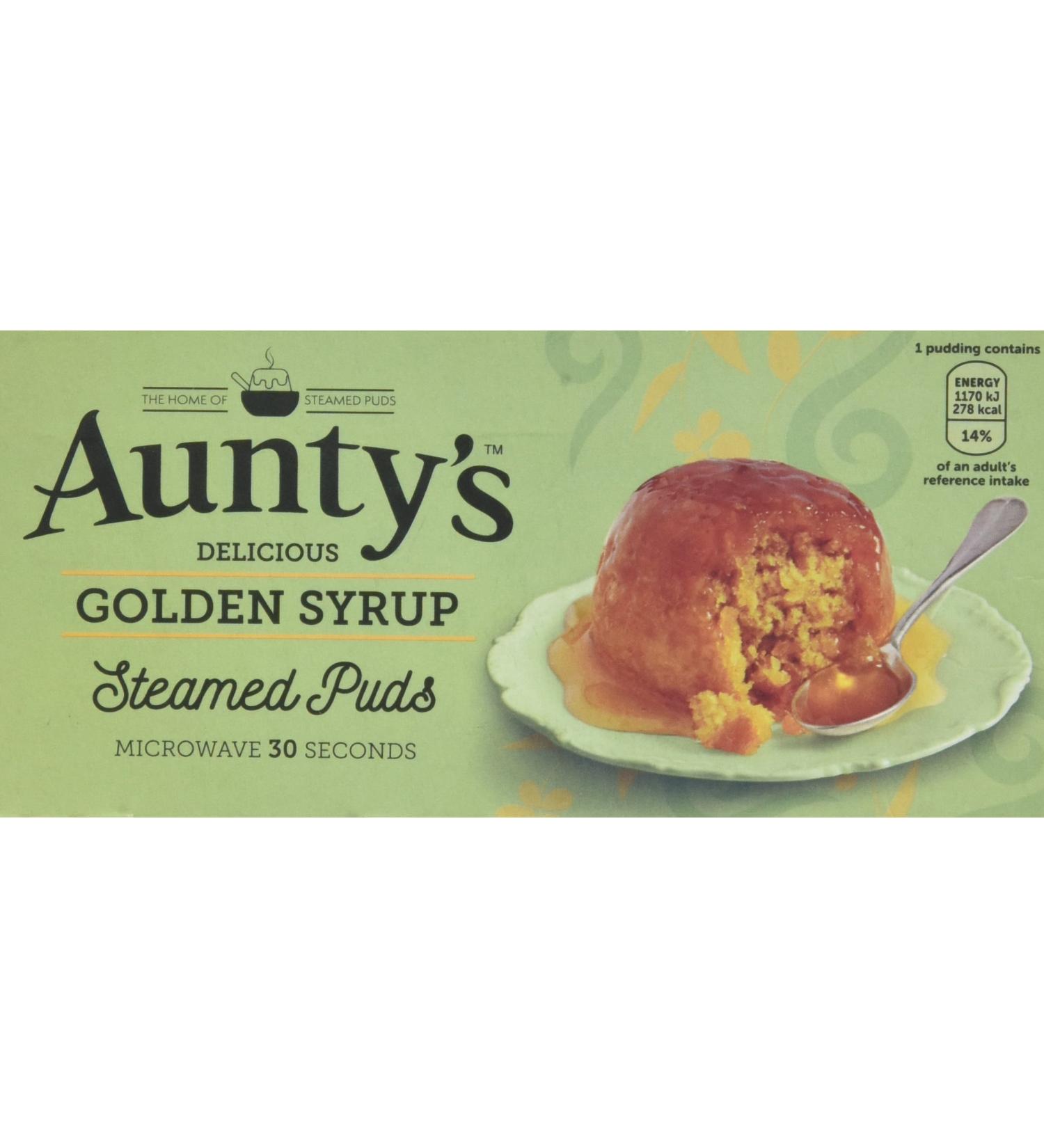 Aunty's Golden Syrup Pudding 3.35 oz - Delicious Single Serve Dessert - Buy Online on SooperMarket.com