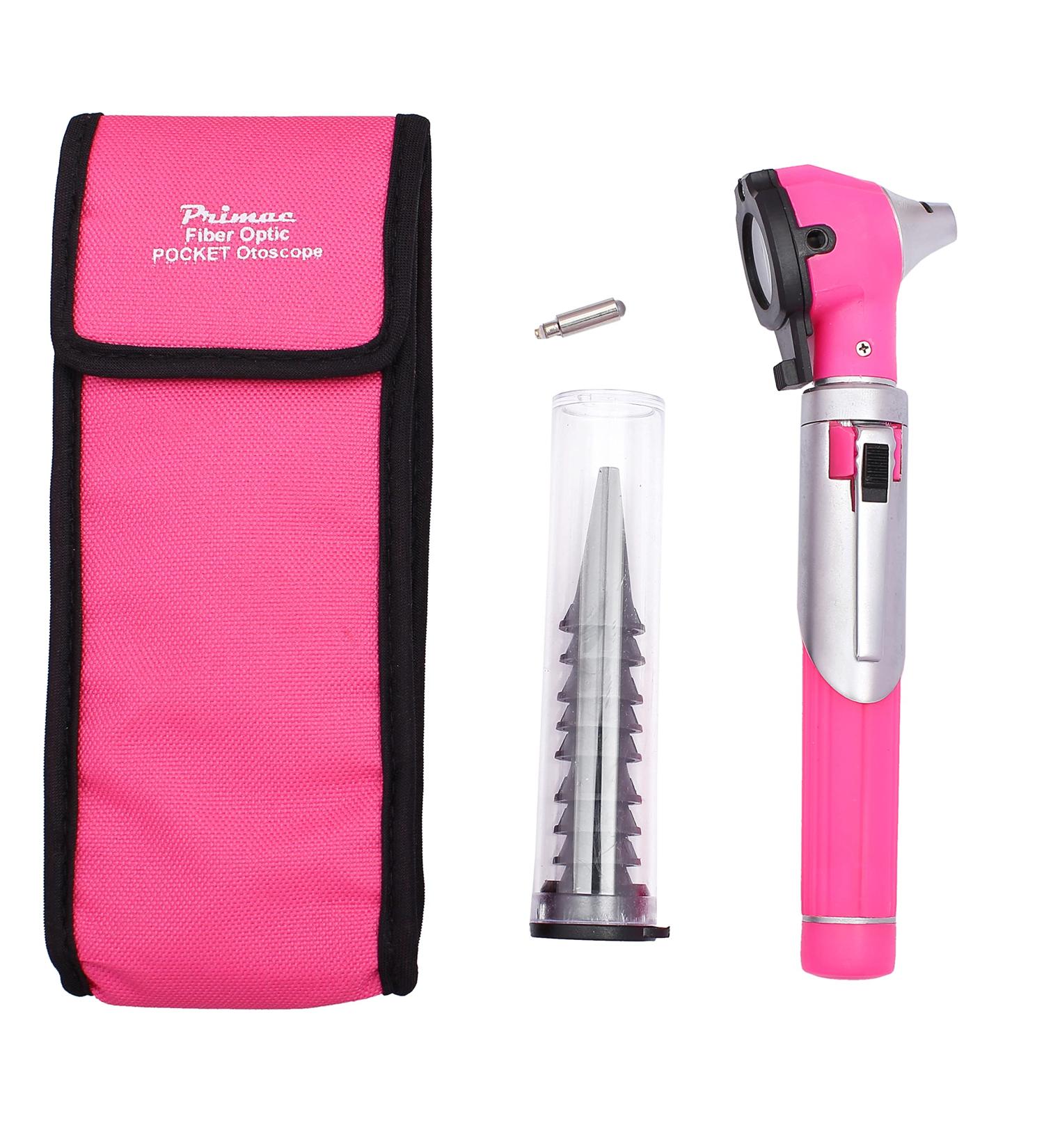 Primac FiberOptic Mini Earscope - Ideal for Students, Nurses & Home Use in Pink - Buy Online on SooperMarket.com