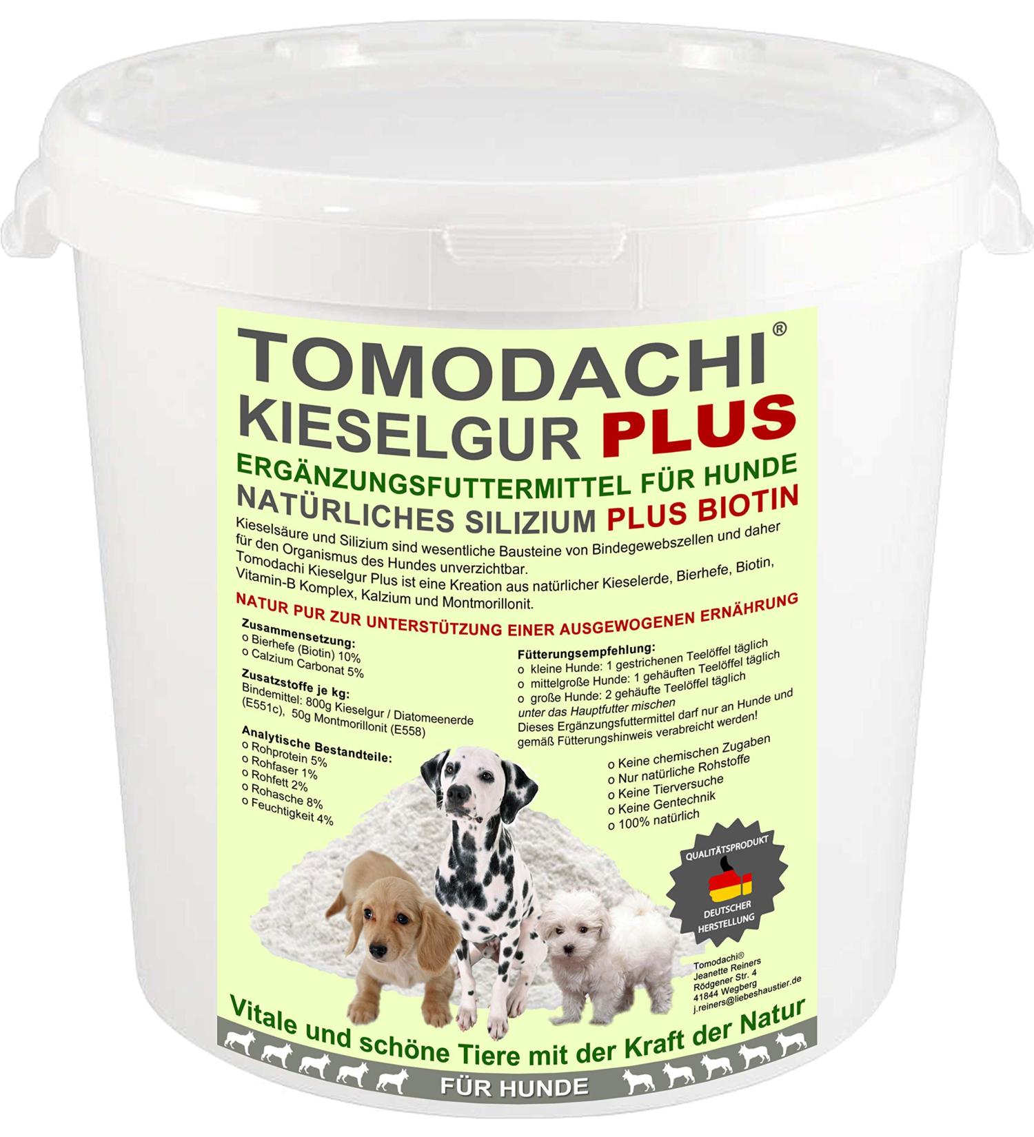 Silica Silicon Plus Biotin Dog Supplement - Natural Feed Additive for Balanced Diet - 1L Bucket - Buy Online on SooperMarket.com