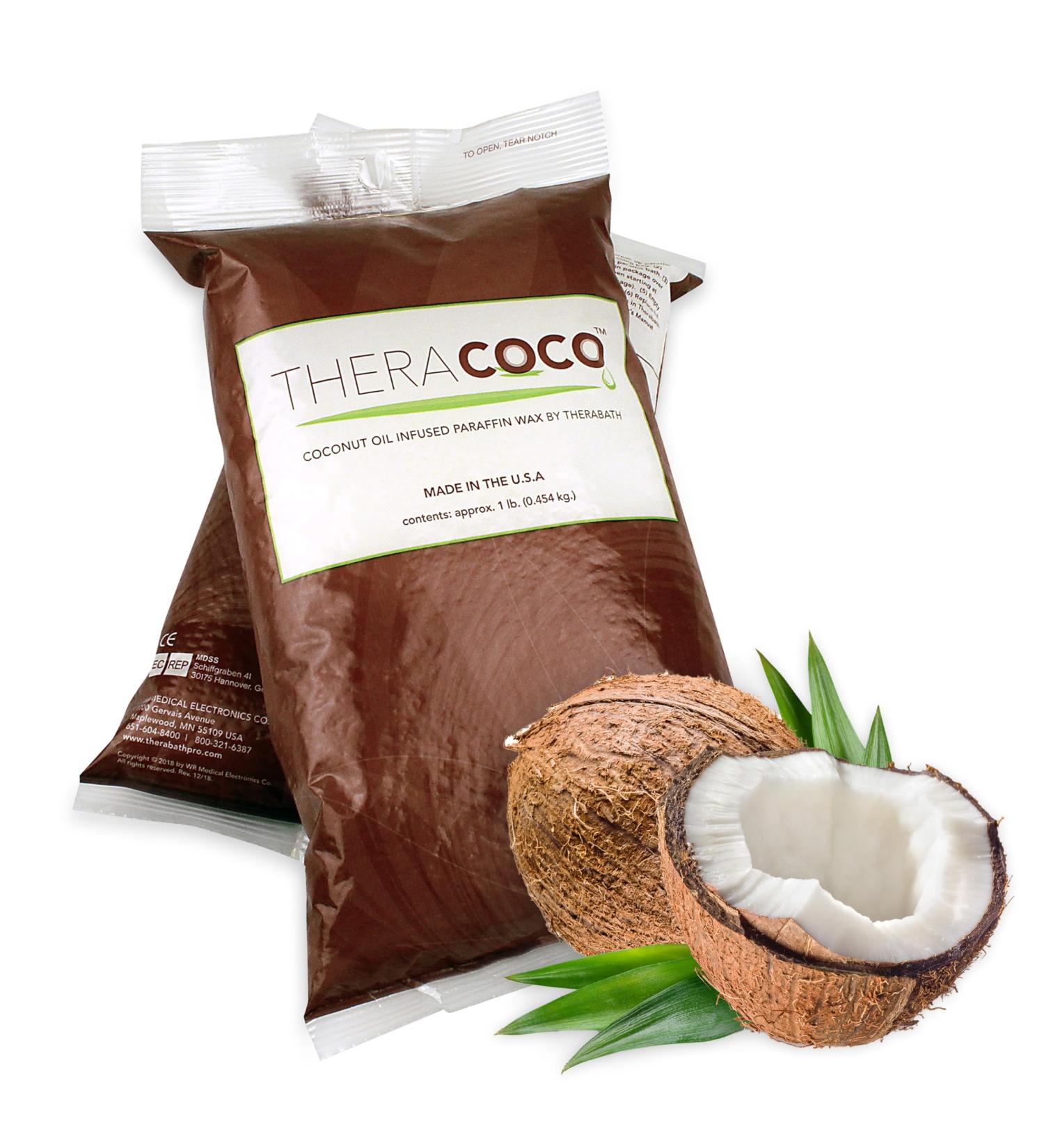 Therabath TheraCOCO Paraffin Wax Refills - Coconut Oil Wax Beads for Arthritis Stiff Muscles & Dry Skin - 6 lb Hydrating Solution for Hands Feet & Body - Made in USA - Buy Online on SooperMarket.com