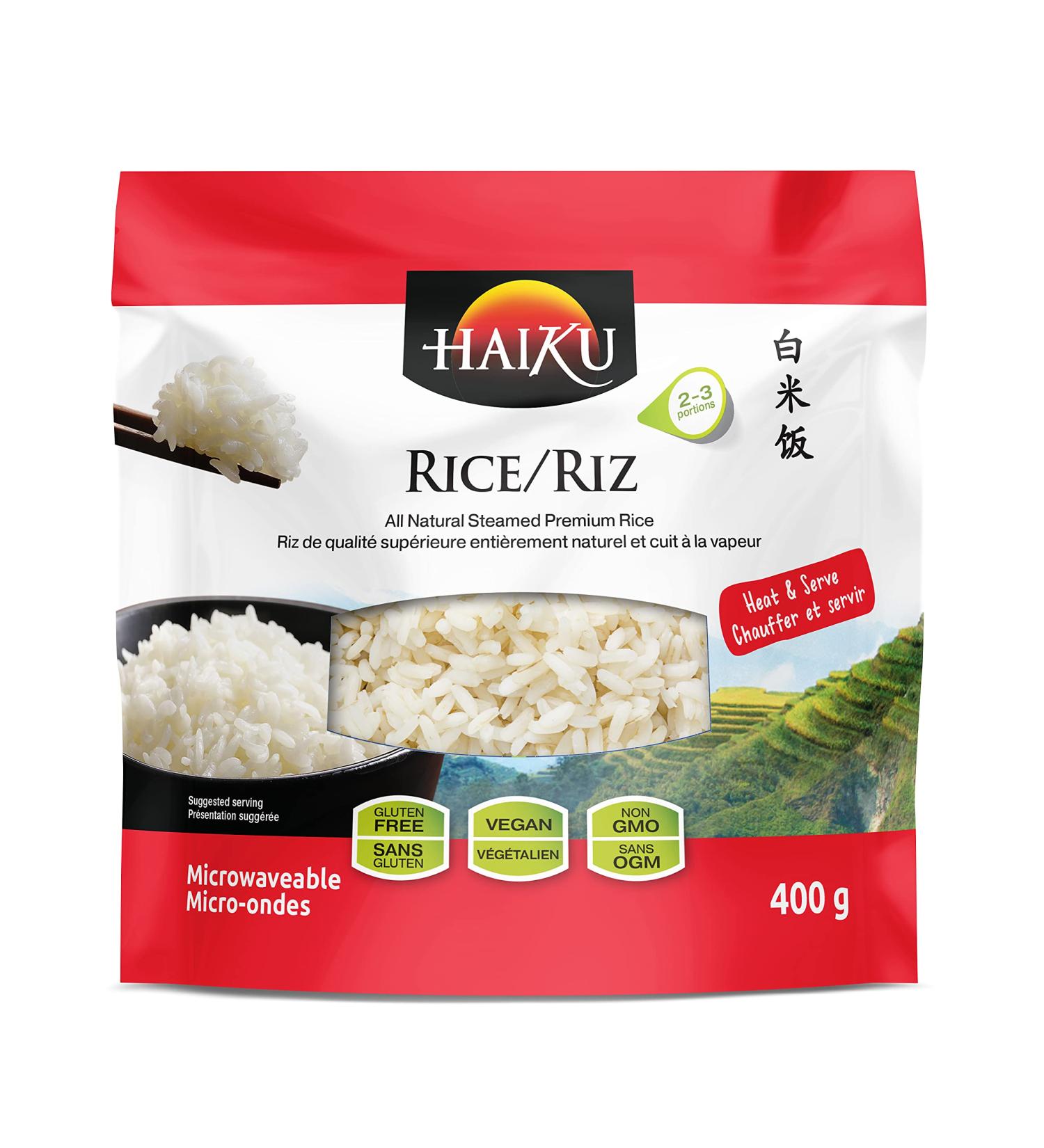 HAIKU Pre-Cooked Rice Premium Asian Cuisine Instant Rice 300g - Buy Online on SooperMarket.com