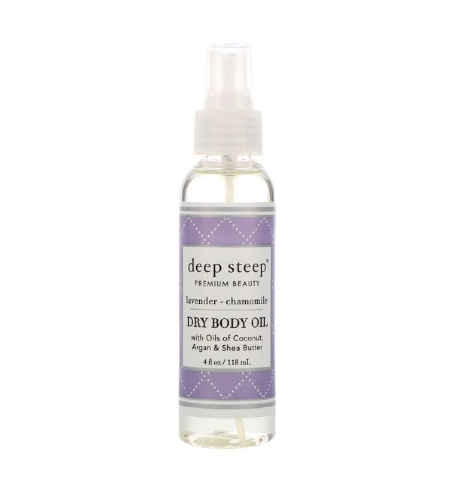 Deep Steep Dry Body Oil Lavender - Chamomile 4 fl oz (118 ml)