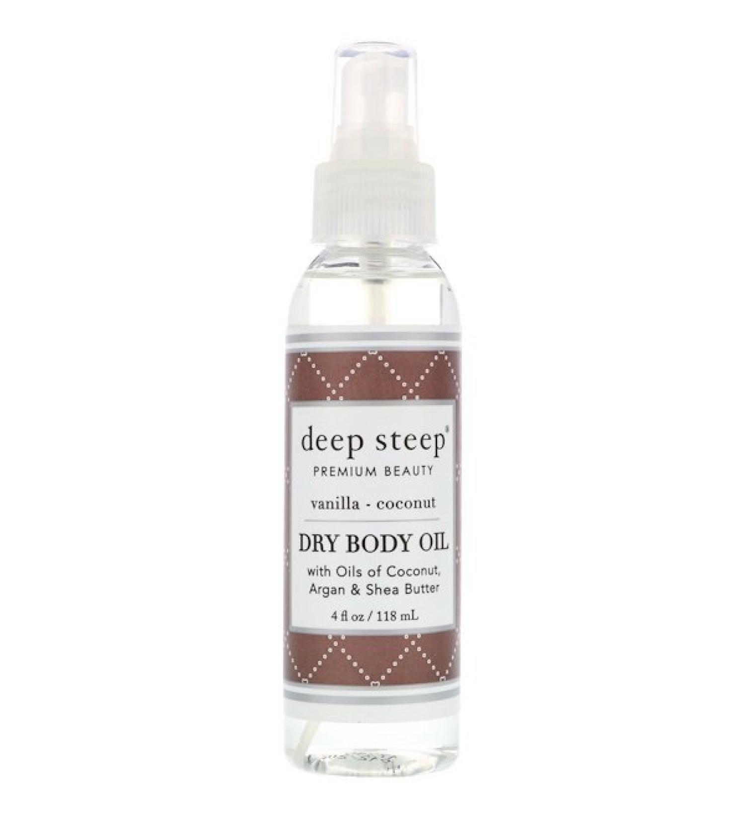 Deep Steep Dry Body Oil Vanilla - Coconut 4 fl oz (118 ml)