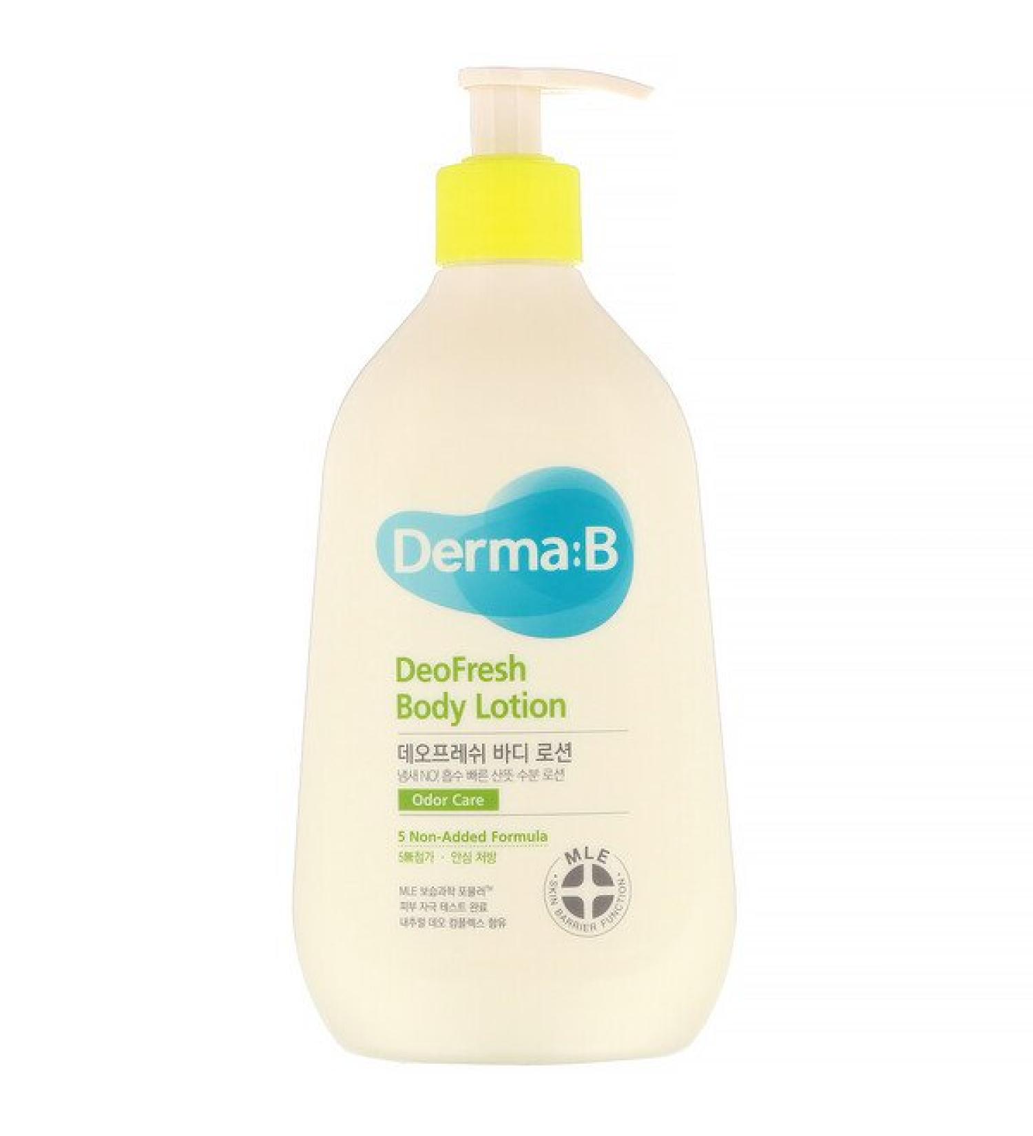 Derma:B DeoFresh Body Lotion Odor Care 13.5 fl oz (400 ml)