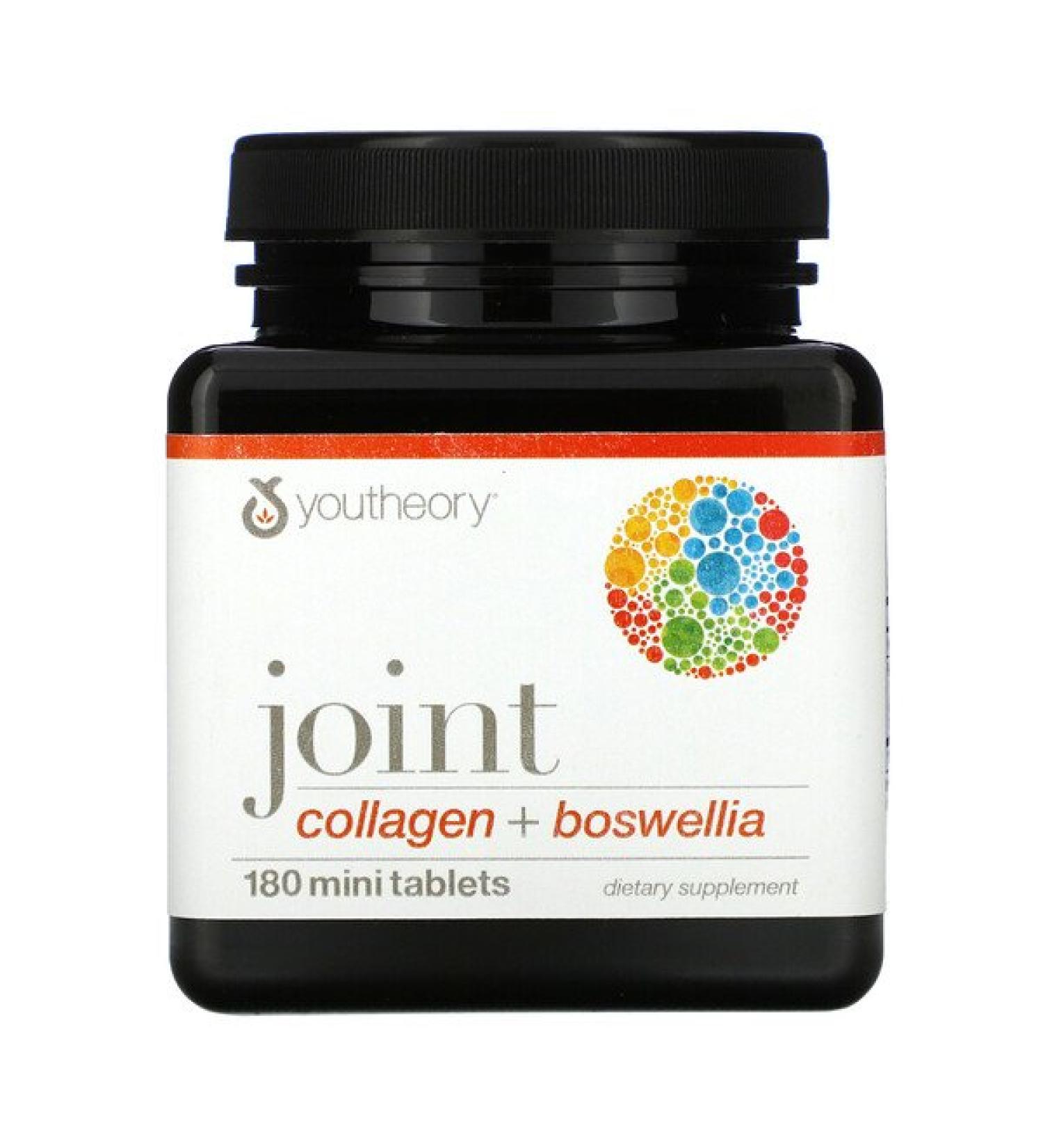 Youtheory Joint Collagen + Boswellia 180 Mini Tablets