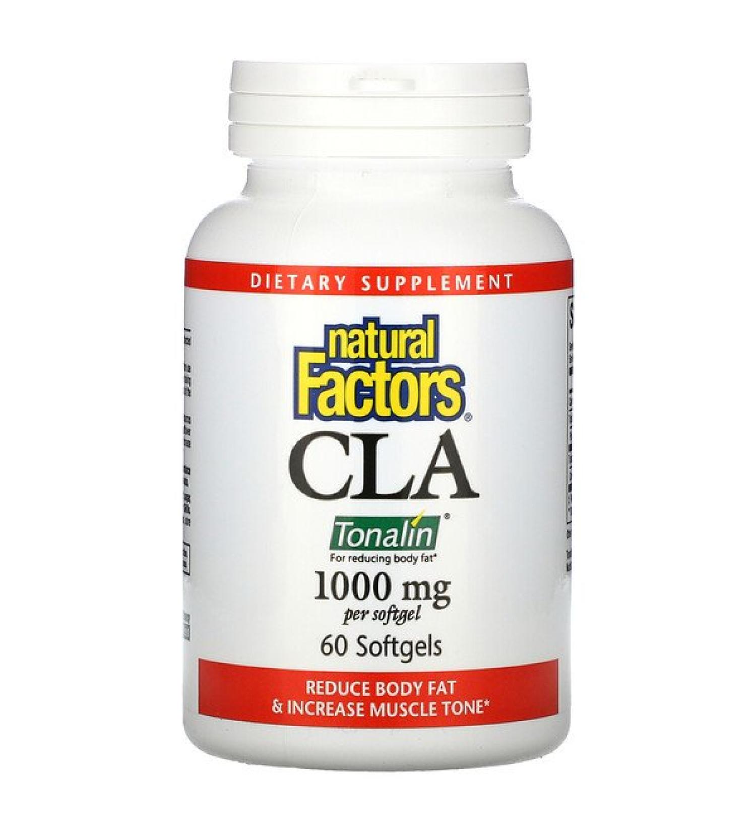 Natural Factors CLA 1000 mg 60 Softgels