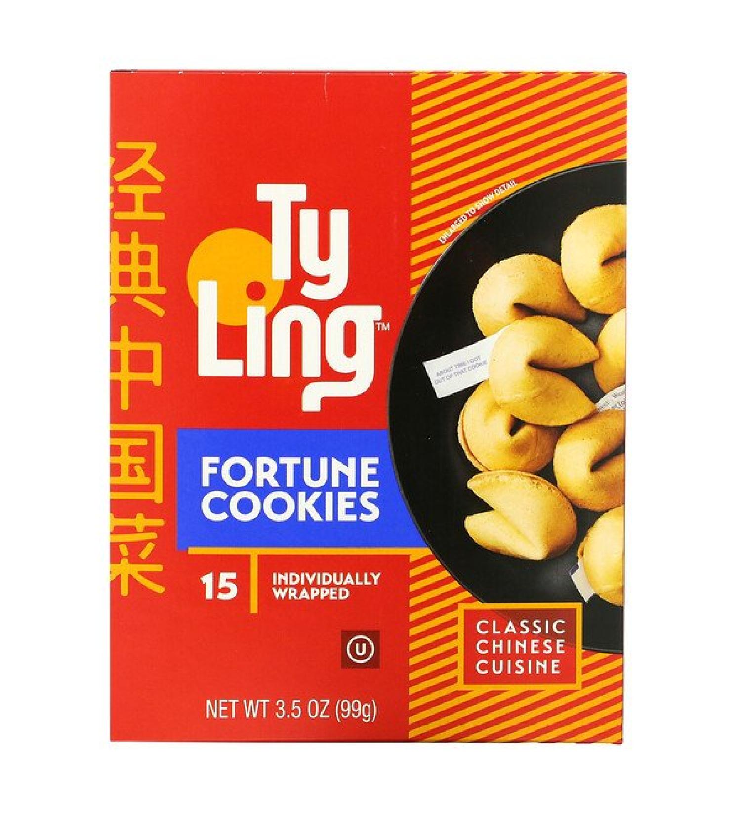 Ty Ling Fortune Cookies 15 Individually Wrapped