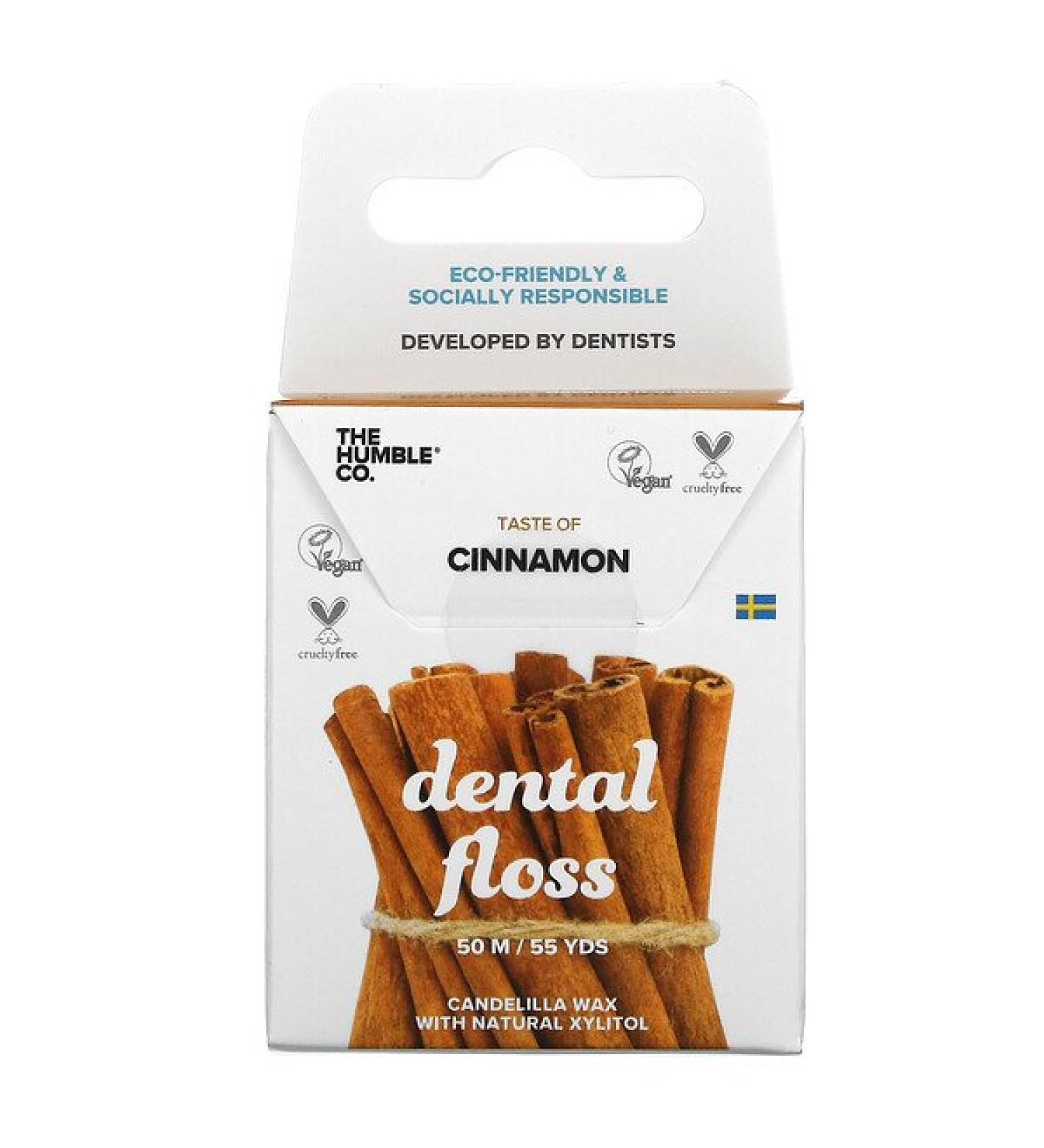 The Humble Co. Dental Floss Cinnamon 55 yd (50 m)