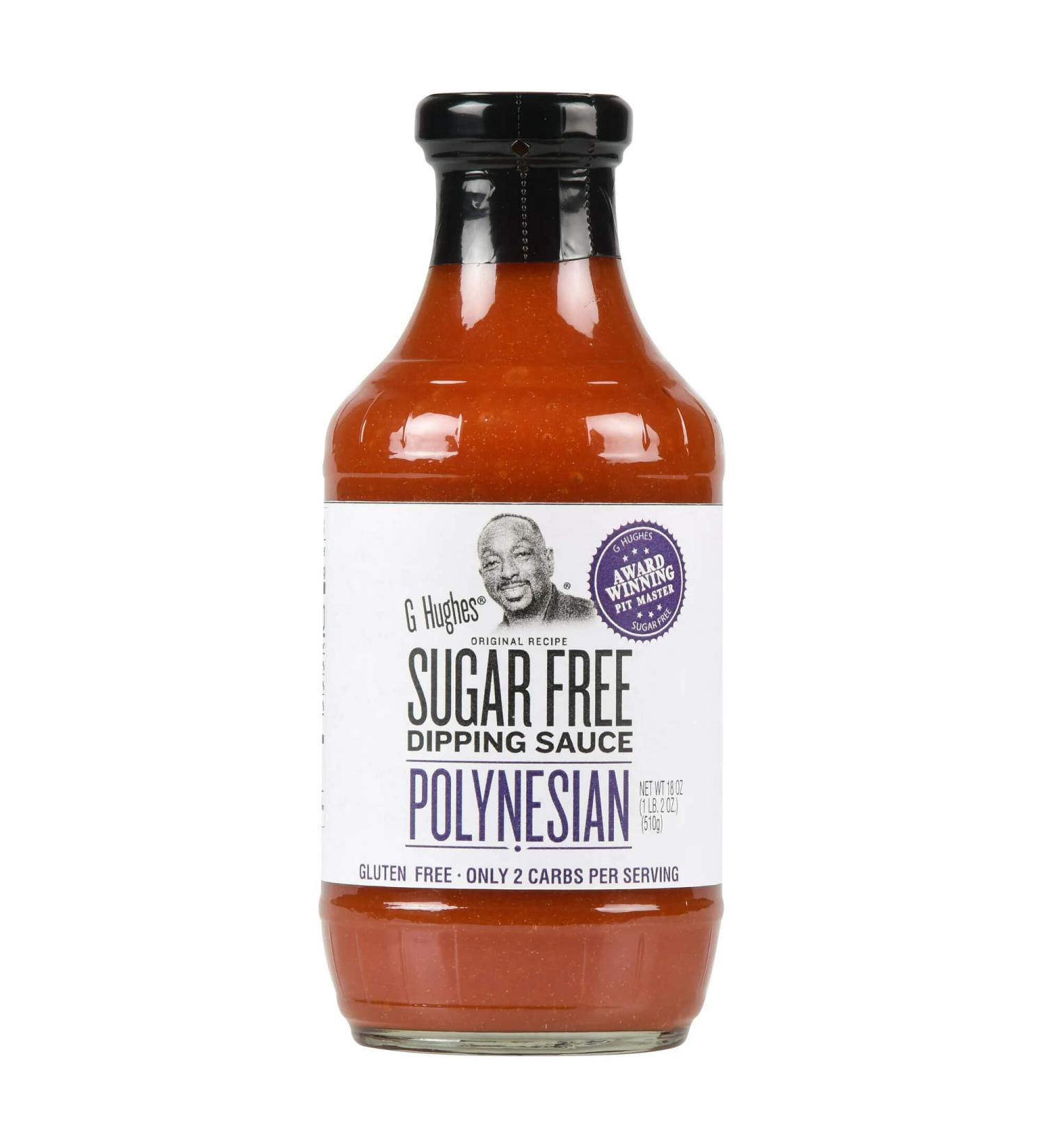 G Hughes Sugar Free Polynesian Dipping Sauce 18oz - Delicious & Guilt-Free - Buy Online on SooperMarket.com