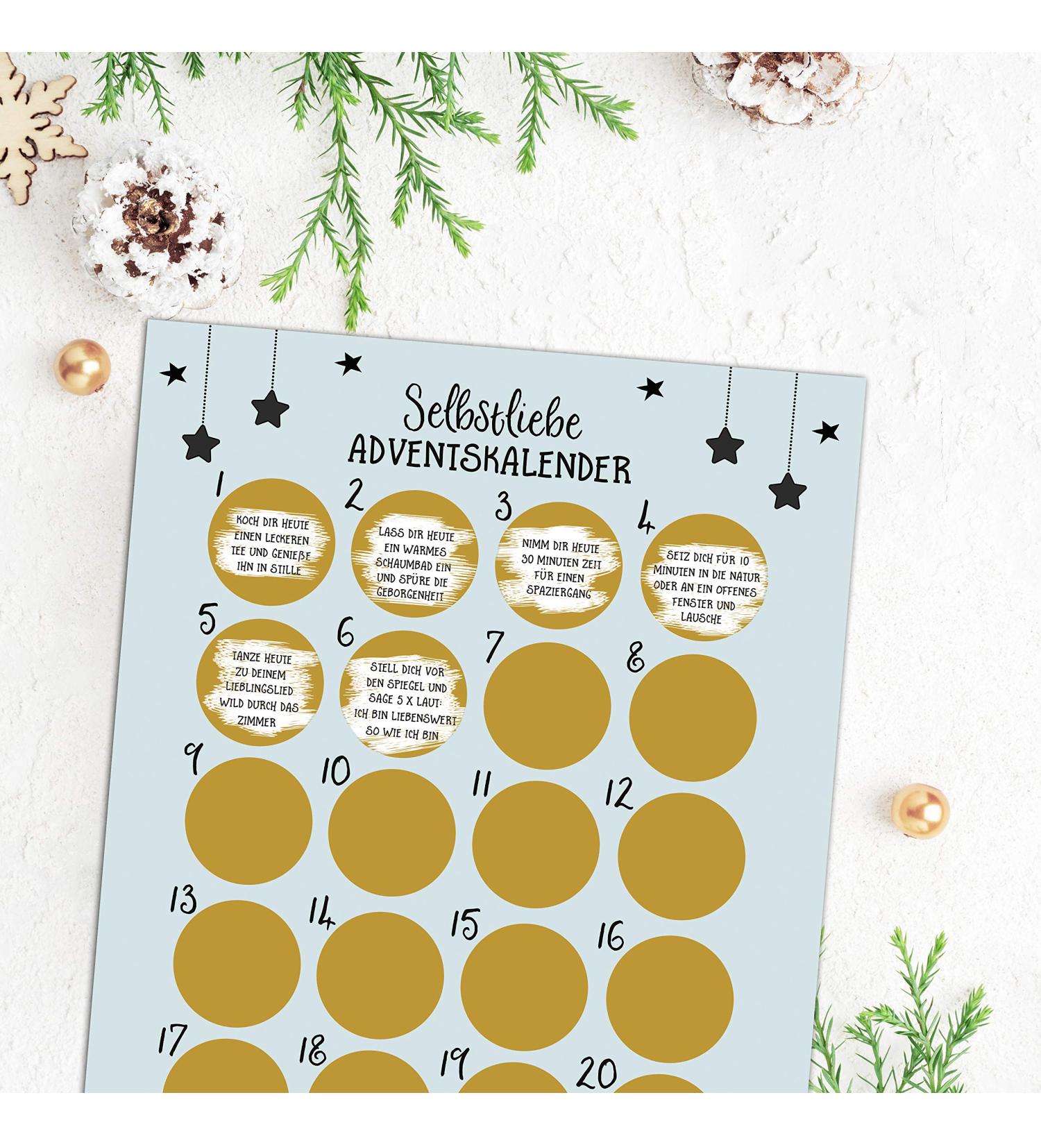 Nastami Self-Love Advent Calendar | A3 Christmas Countdown | International Shipping - Buy Online on SooperMarket.com