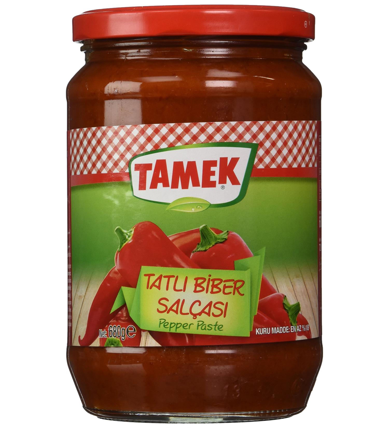 Tamek Pepper Paste (Biber Salcasi) 680g - Authentic Turkish Culinary Delight - Buy Online on SooperMarket.com