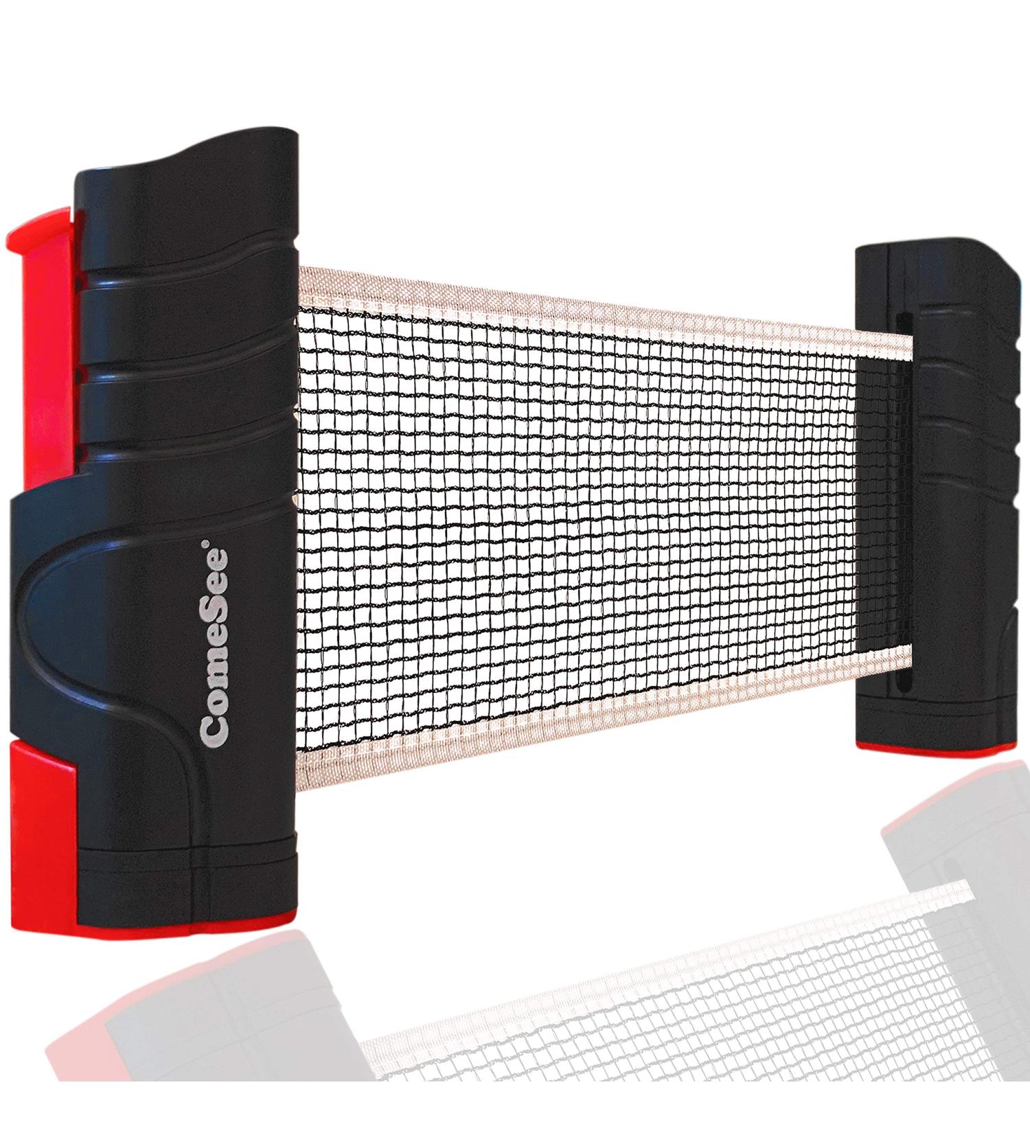 Comesee Retractable Ping Pong Net - Table Tennis Nets and Posts Replacement in Black - Buy Online on SooperMarket.com