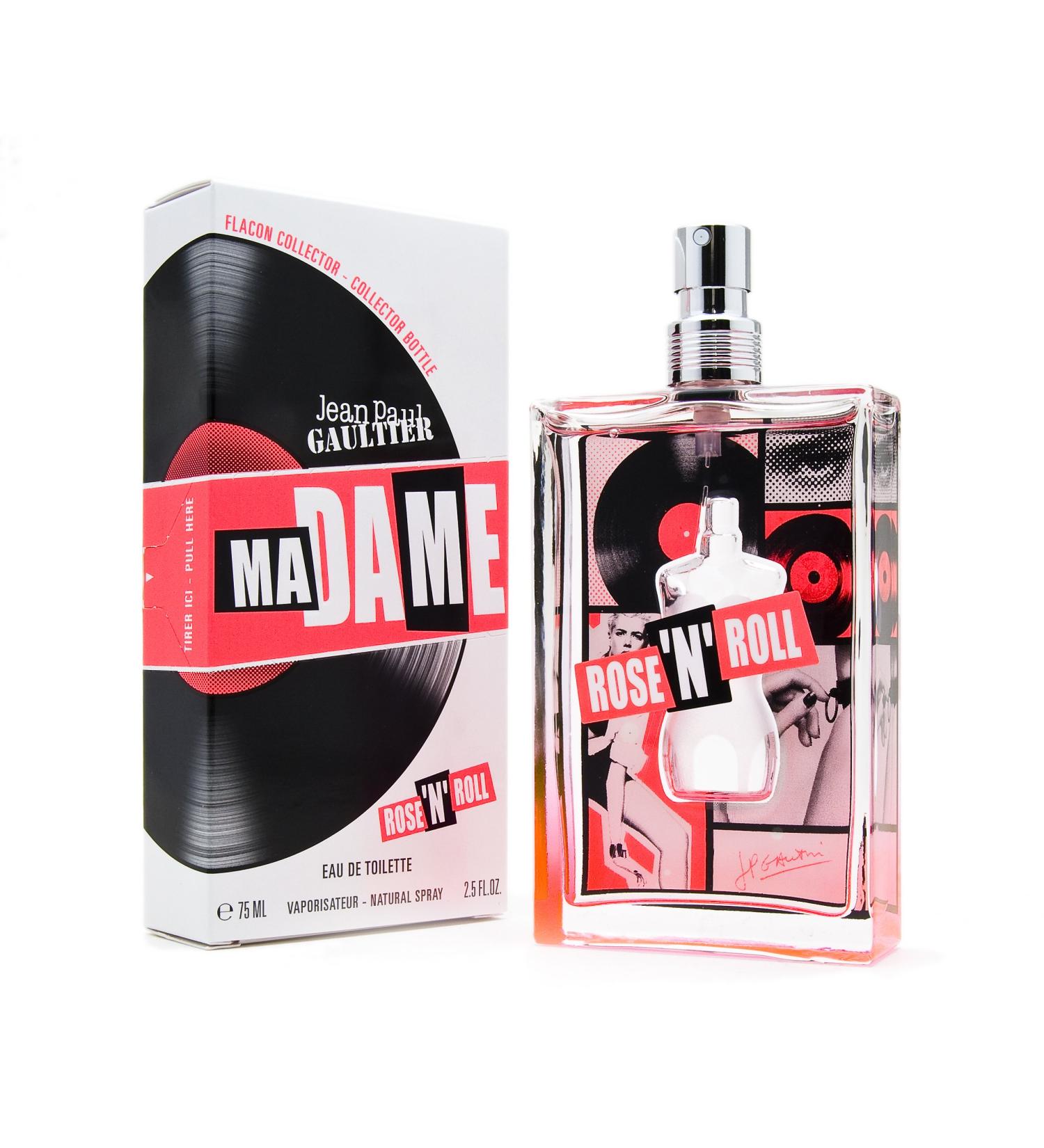 Madame Rose 'N' Roll By Jean Paul Gaultier For Women. Eau De Toilette Spray 2.5 Oz / 75 Ml