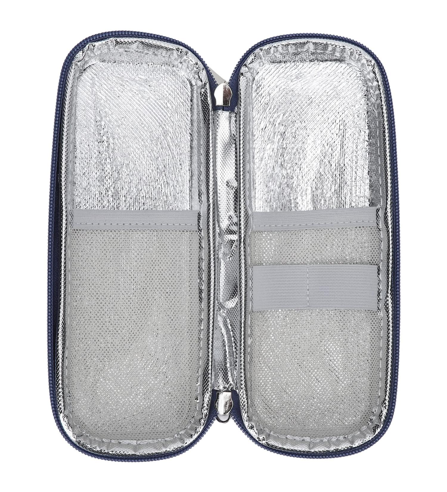 Pwshymi Insulin Cooler Travel Case - Begonia Flower | Easy Open, Good Capacity, Zipper Closure Insulin Cooling Carrying Case for Travel Use - Buy Online on SooperMarket.com
