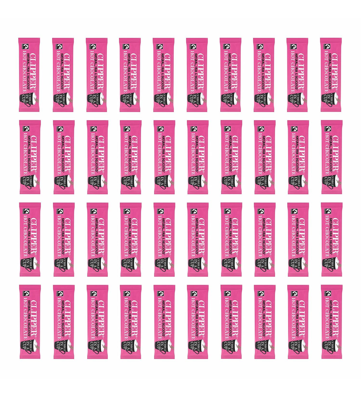 Clipper Fairtrade Hot Chocolate Sachets 28g - Pack of 40 - Buy Online on SooperMarket.com