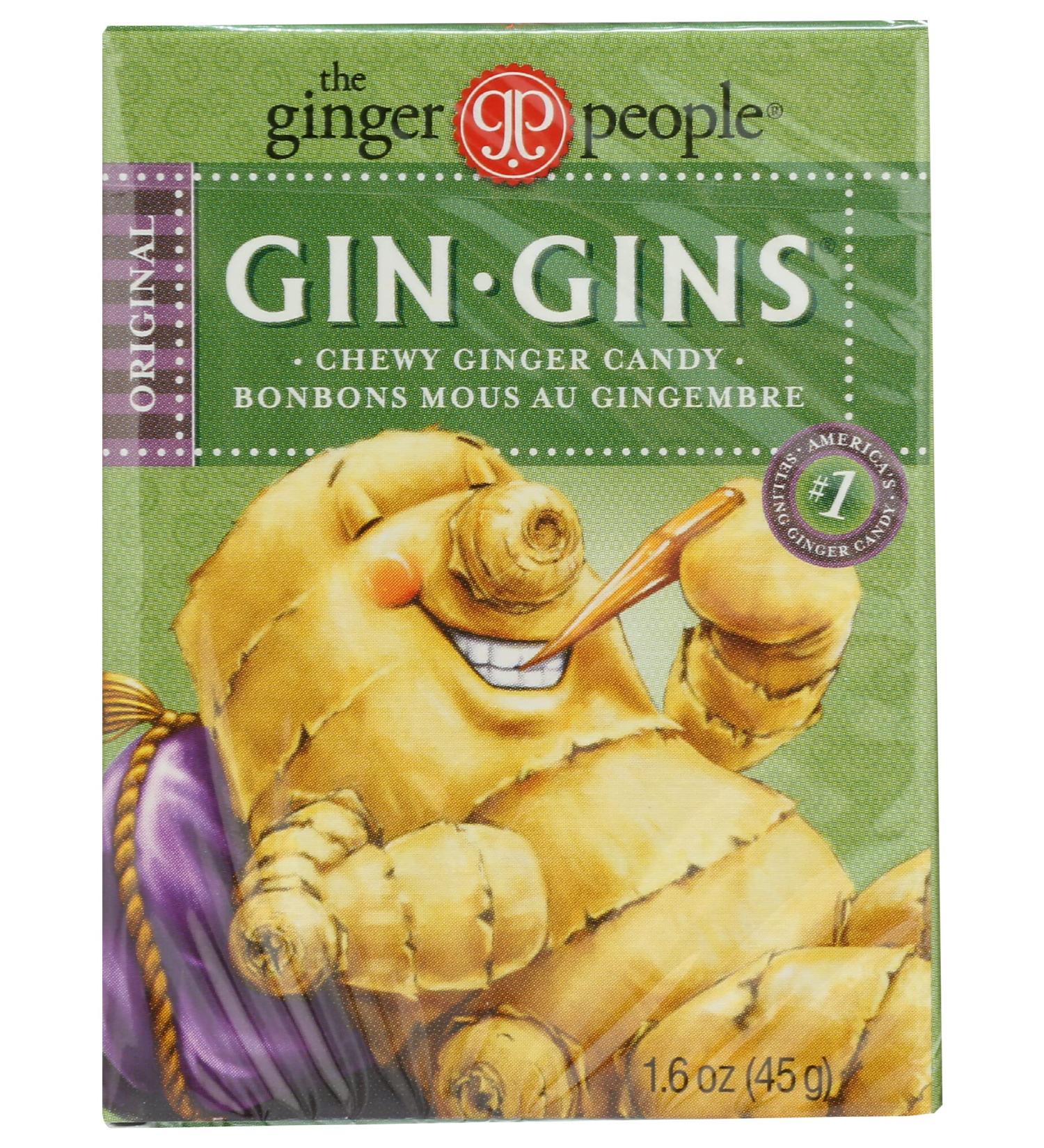Organic Ginger People Chewy Travel Snack 1.6 oz - Natural & Delicious - Buy Online on SooperMarket.com