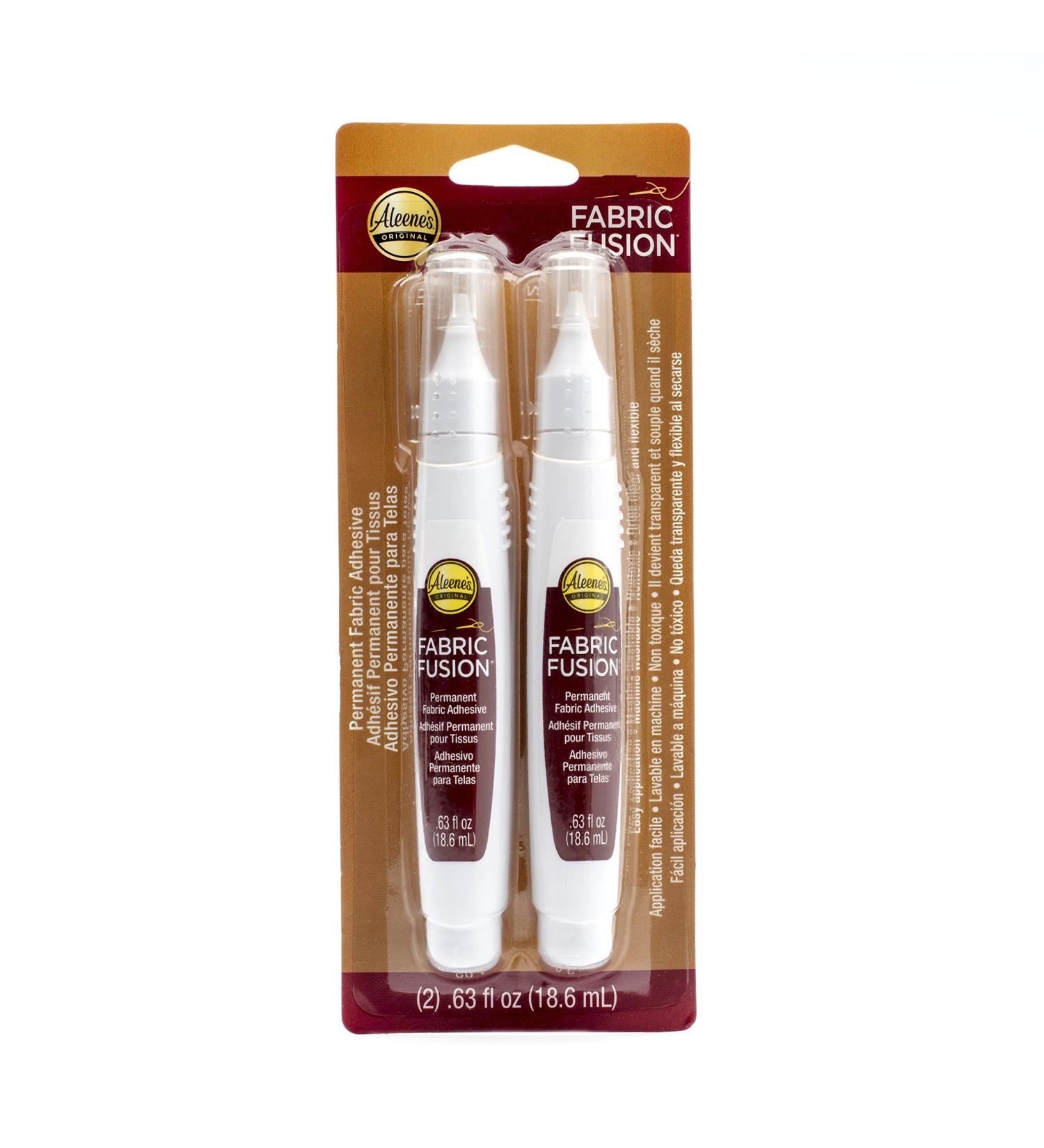 Aleenes All Purpose Multi Fabric Fusion Glue,2-Pack 2pk Fabric Glue Pen