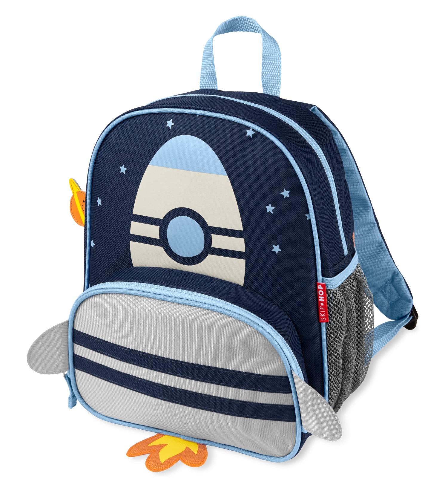 Skip Hop Sparks Kid's Backpack, Kindergarten Ages 3-4, Rocket Little Kid Backpack Rocket