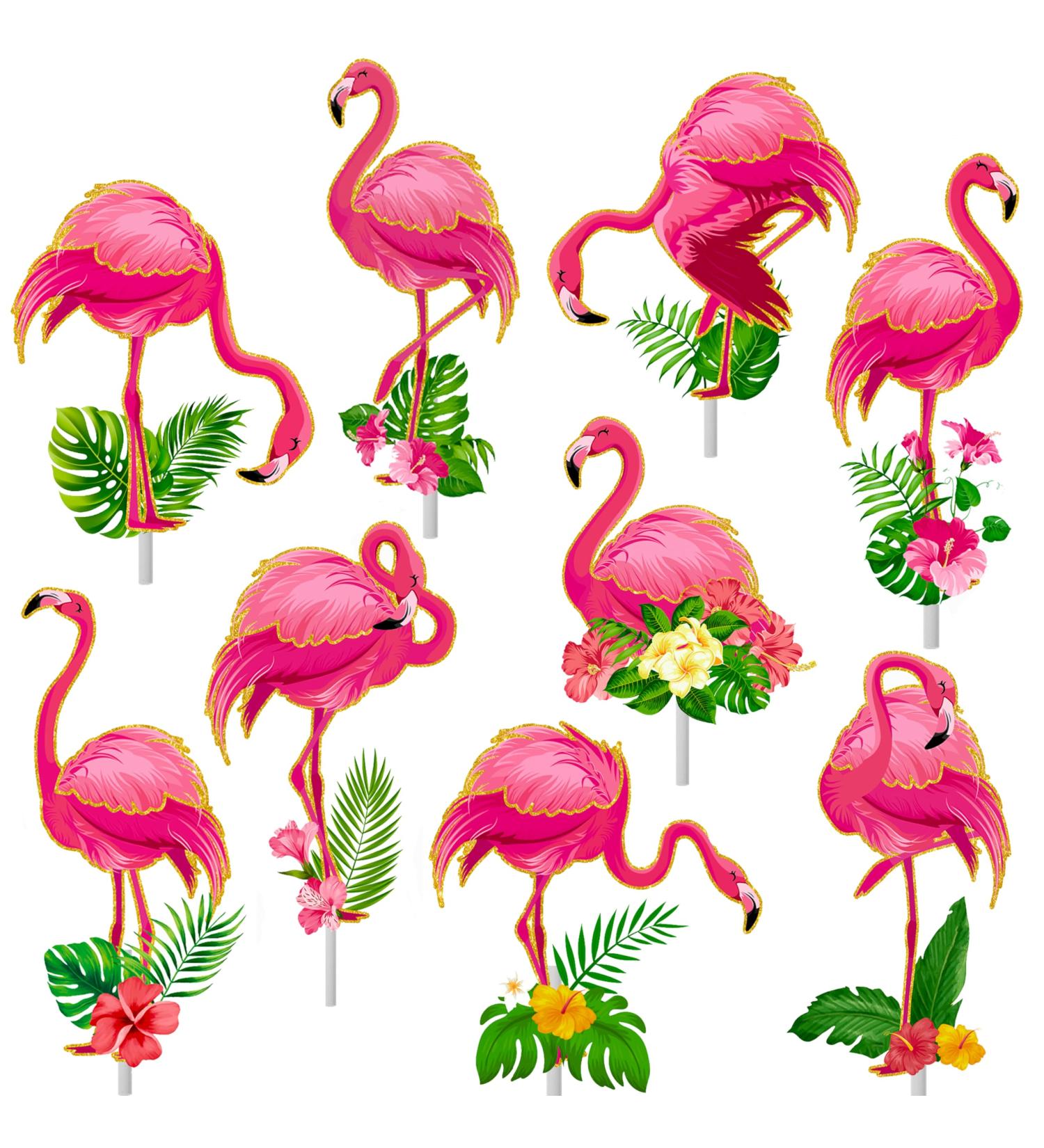 Tropical Flamingo Cupcake Toppers - Buy Online on SooperMarket.com