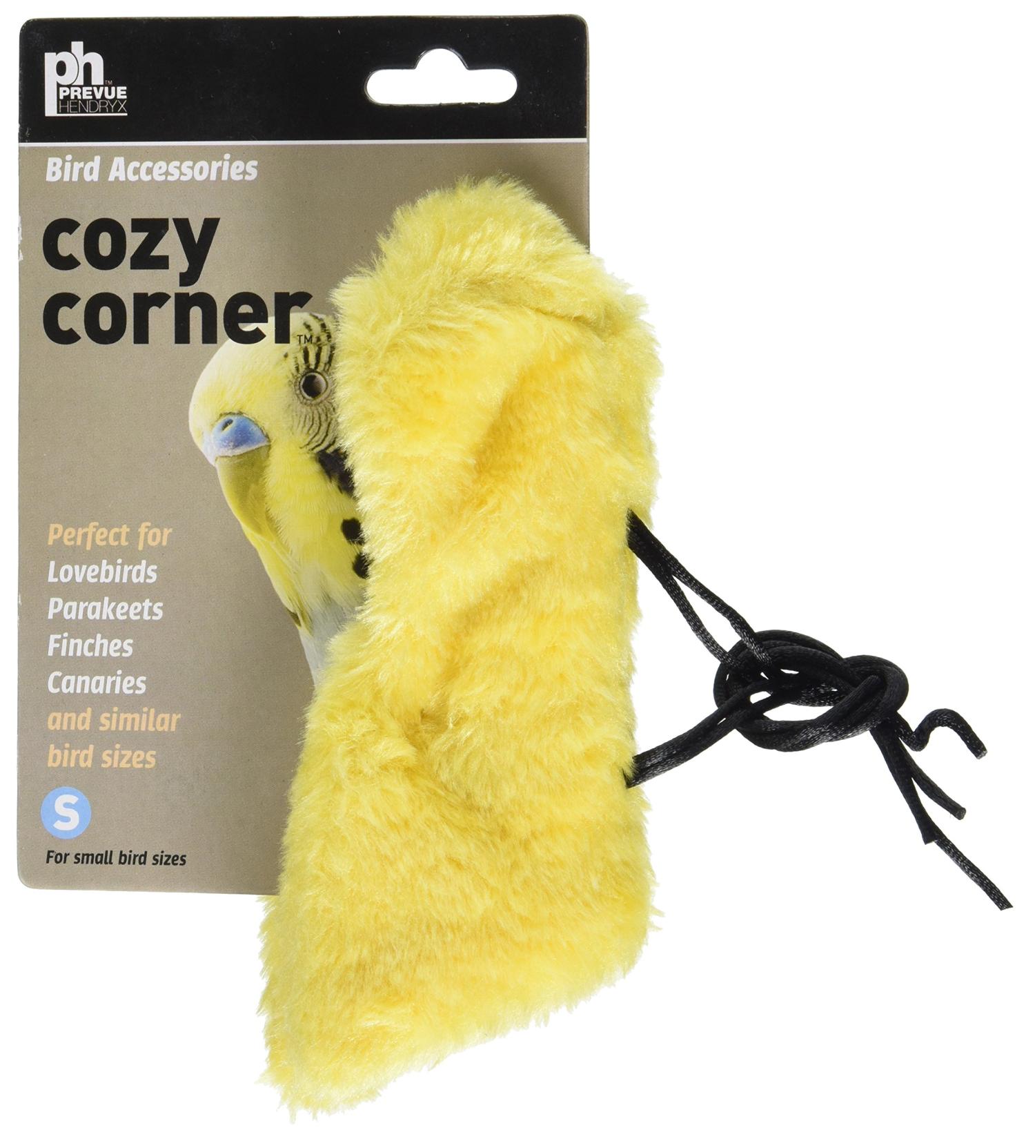 Prevue Pet Products BPV1160 6-Inch Cozy Corner Fleece Bird Blanket, Small