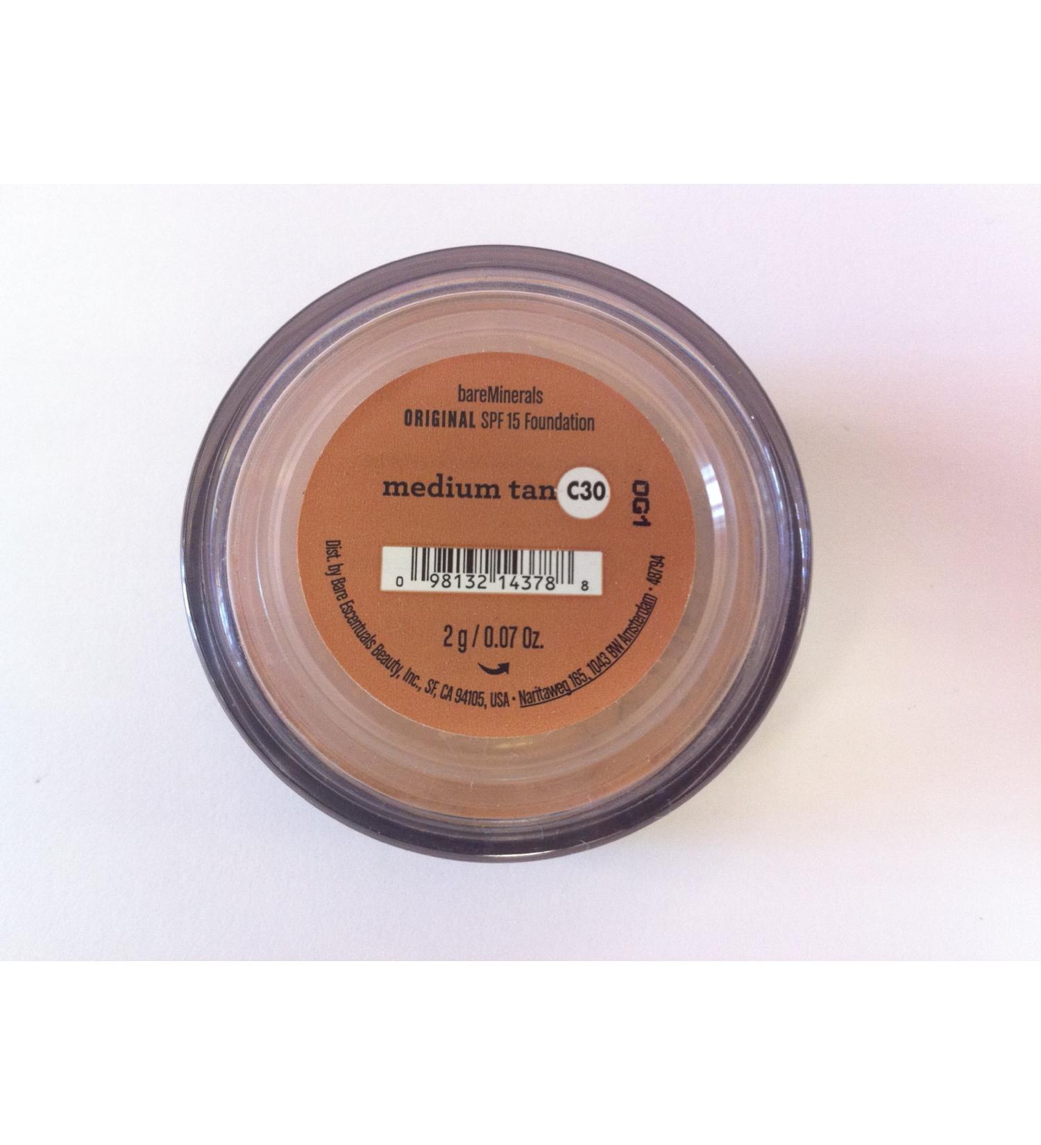 Bare Escentuals Bare Minerals Original Spf15 Foundation Medium Tan 2g NEW