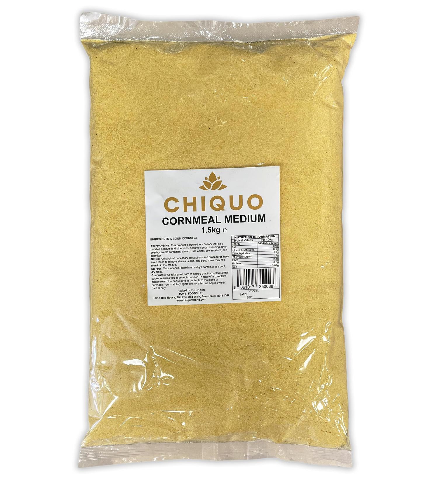 Chiquo Cornmeal Medium - 1.5kg - Buy Online on SooperMarket.com