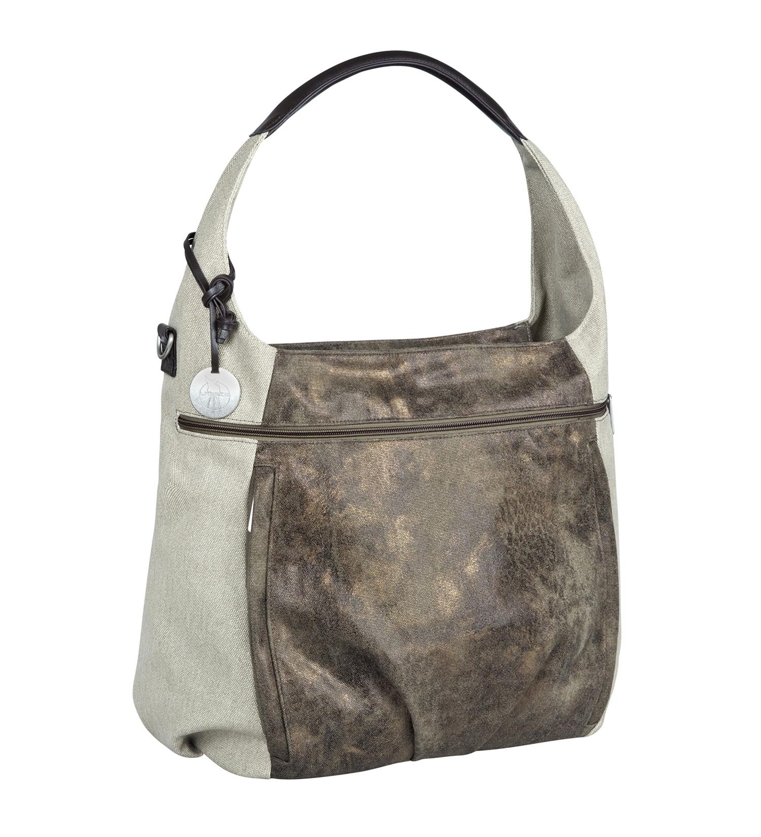 L SSIG Baby Diaper Bag - Stylish Olive Beige Hobo Bag with Changing Accessories | International Shipping Available - Buy Online on SooperMarket.com